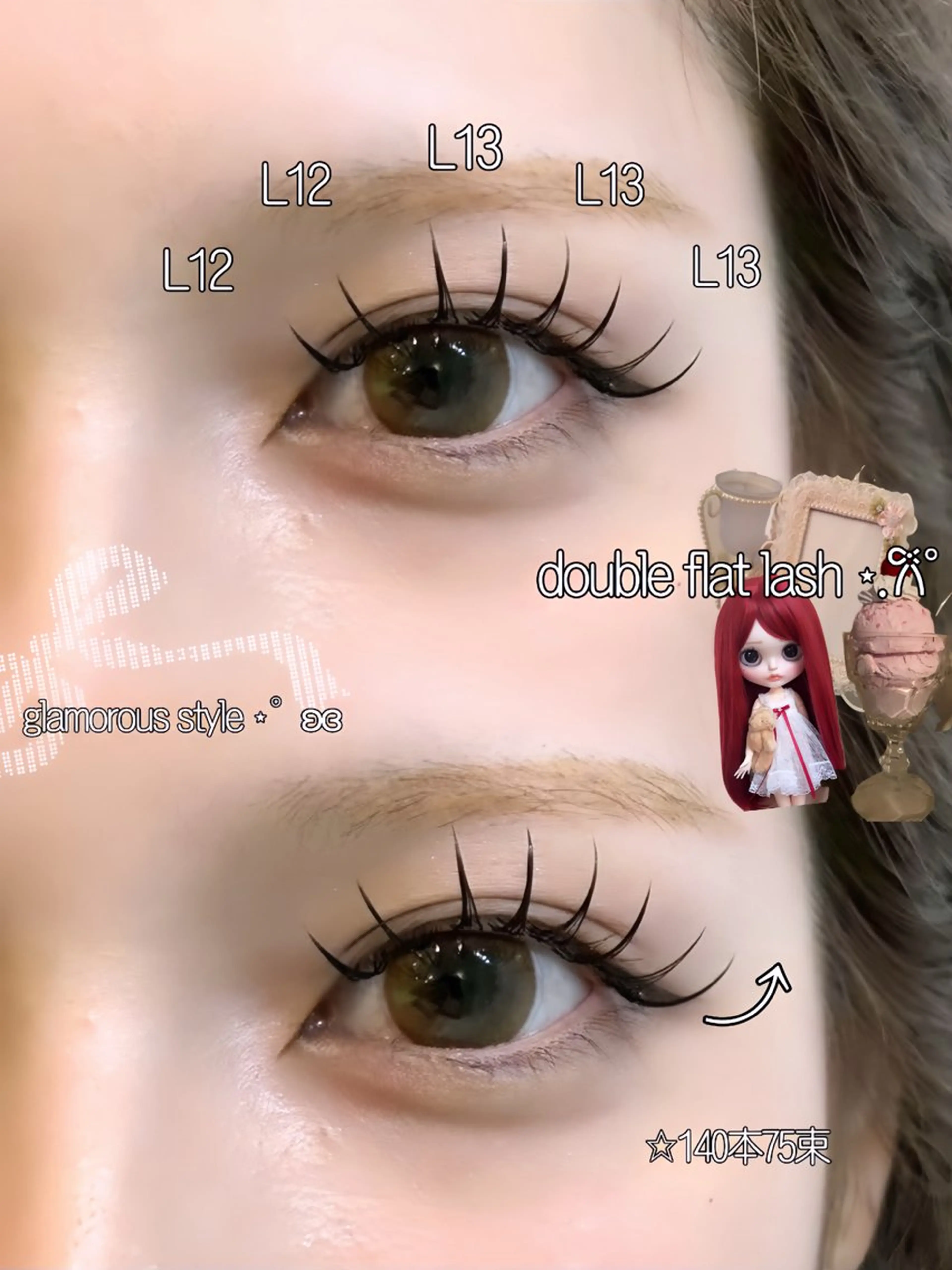 マツエク・マツパ Lカール Total Beauty Salon bT所属・☆eyelist _miu☆のマツエク・マツパデザイン