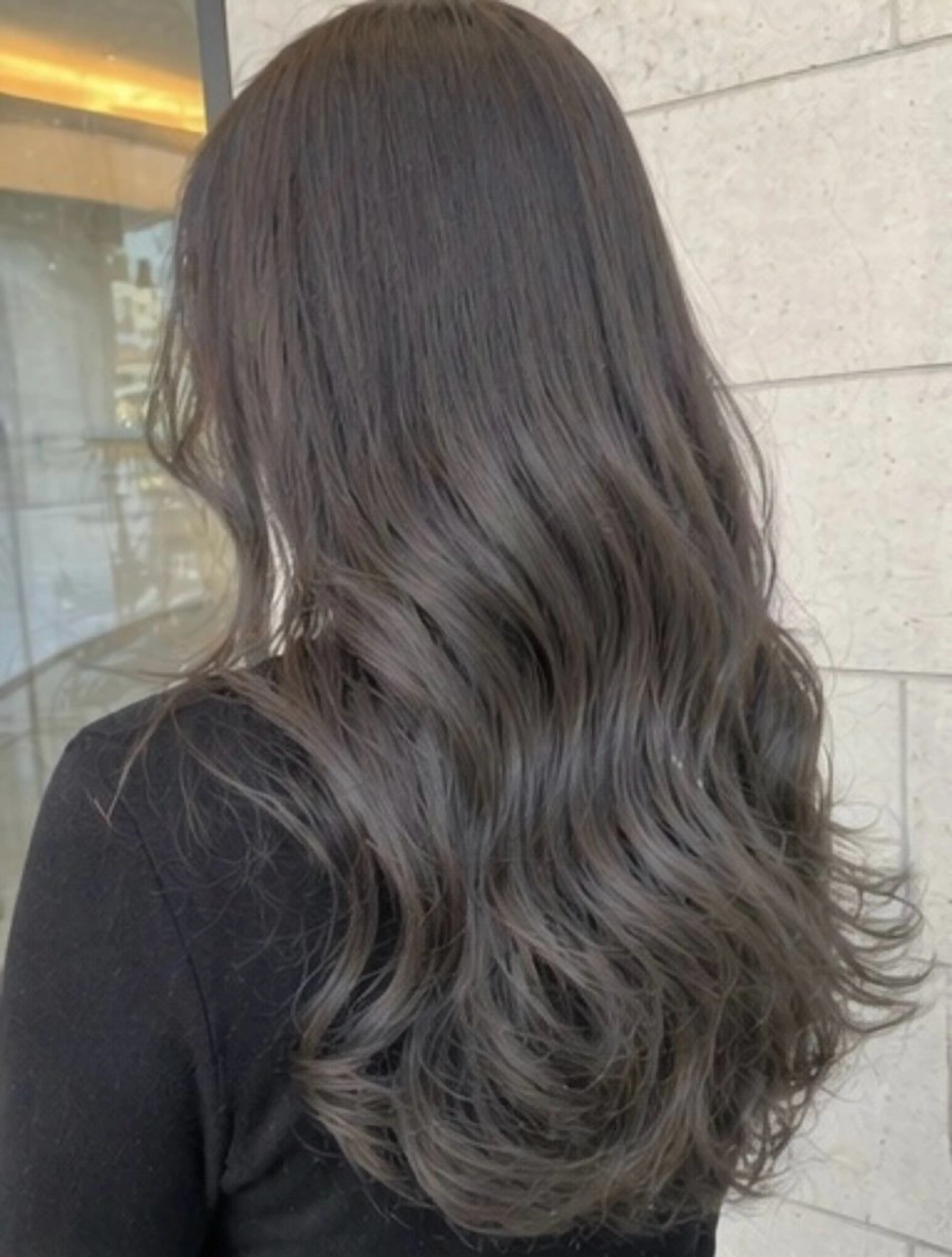 ロング カラー 安達 星乃叶のヘアスタイル