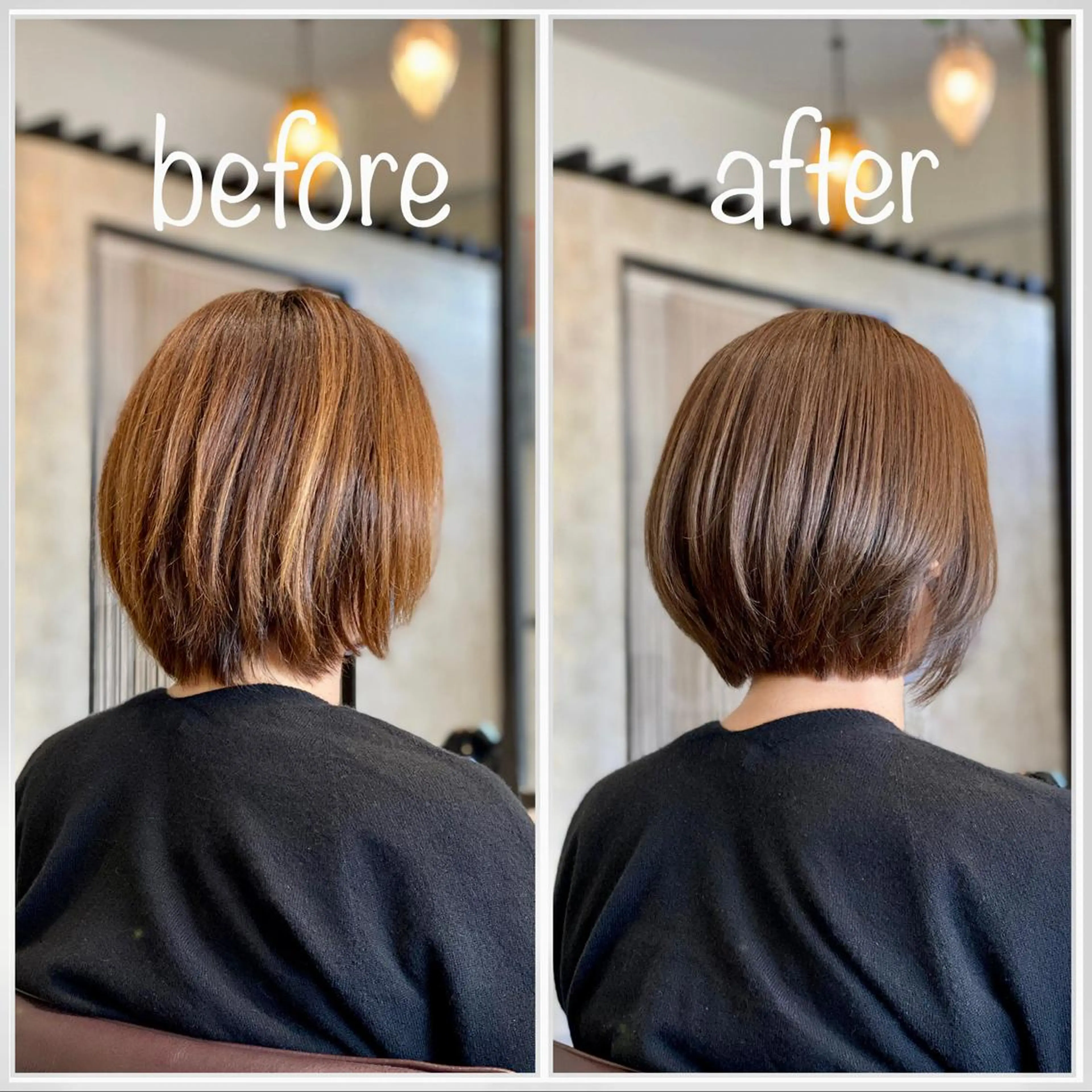 ミディアム カラー アッシュ オレンジ ボブ 髪質改善 トリートメント カット ヘアカラー トリートメント 宮城 将大のヘアスタイル