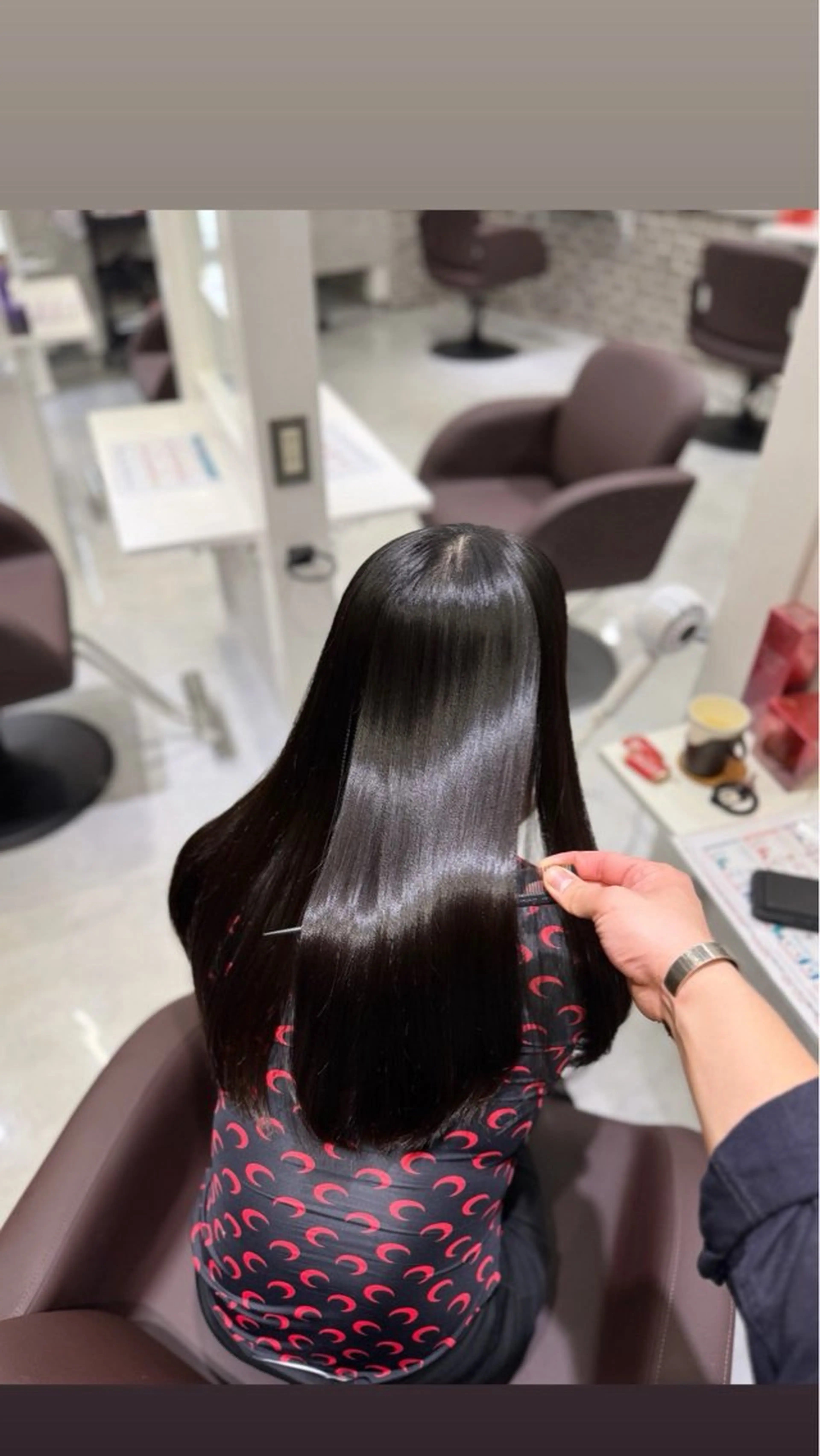 ロング 縮毛矯正 髪質改善Acero. shoyaのヘアスタイル