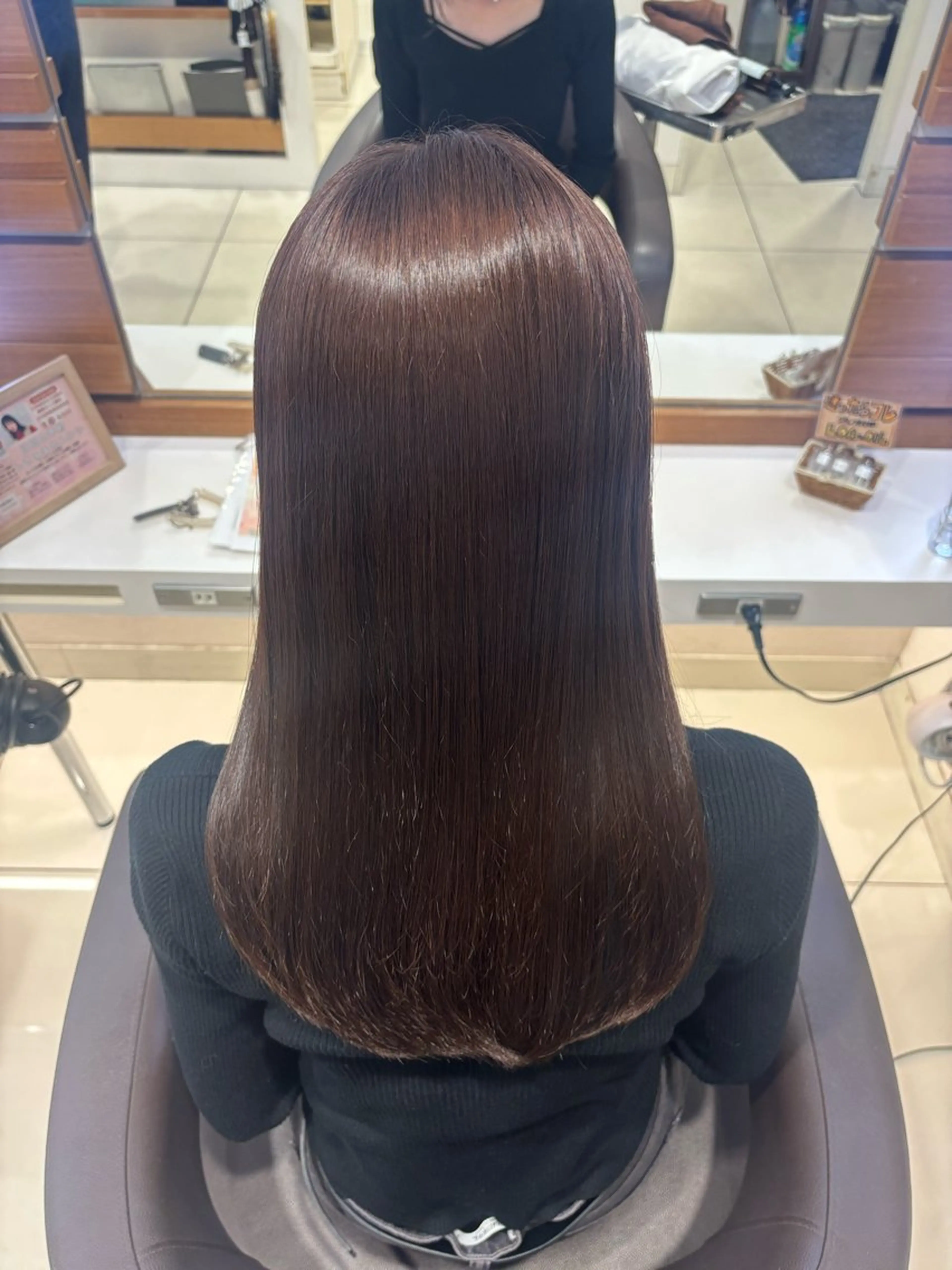 ロング カラー カット ヘアカラー トリートメント 🫧【ちゅるんカラ ー】あいみ🫧のヘアスタイル