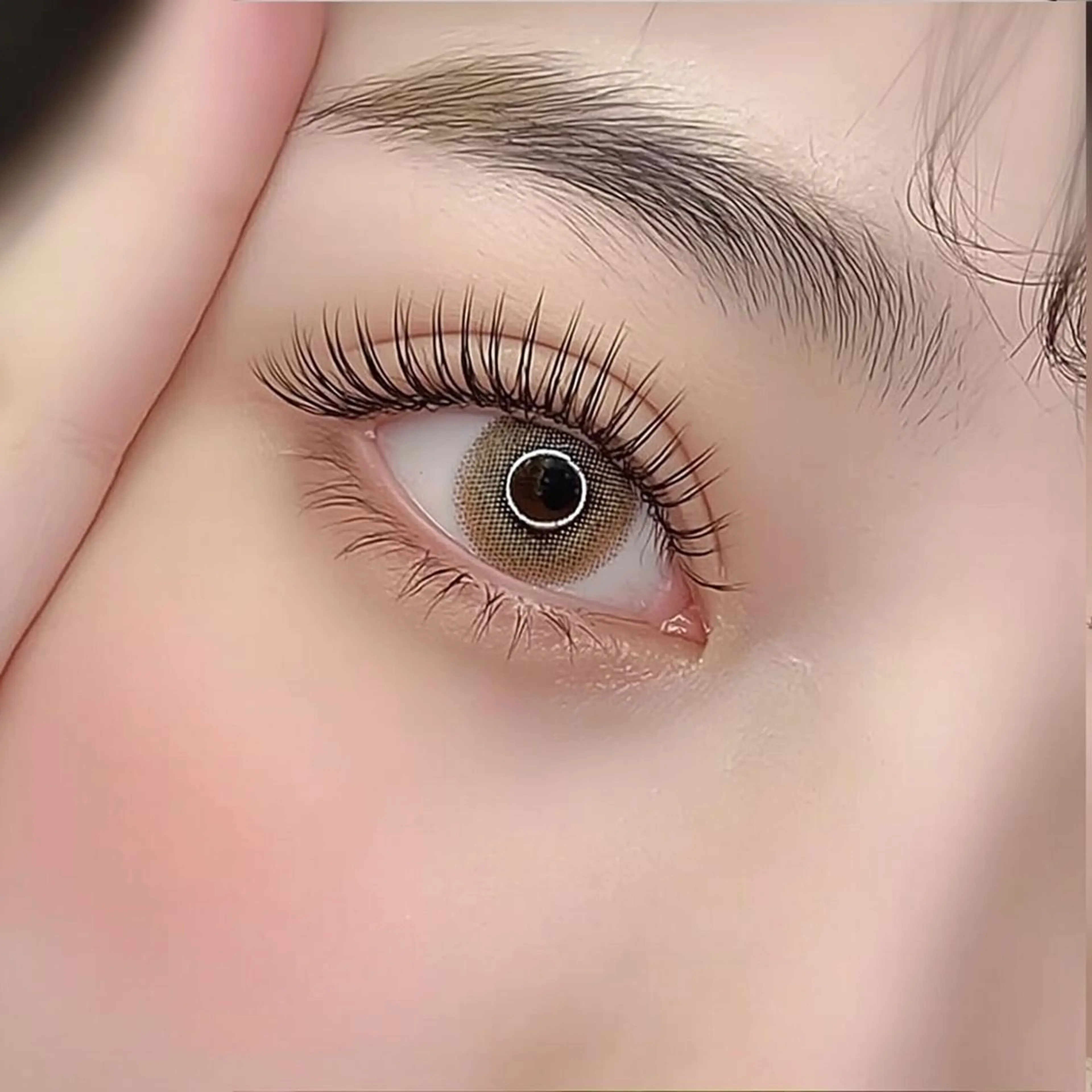 マツエク・マツパ 束感まつ毛 韓国風マツエク パリジェンヌラッシュリフト まつげパーマ マツパ まつげパーマ/ yuna🎀✨のマツエク・マツパデザイン