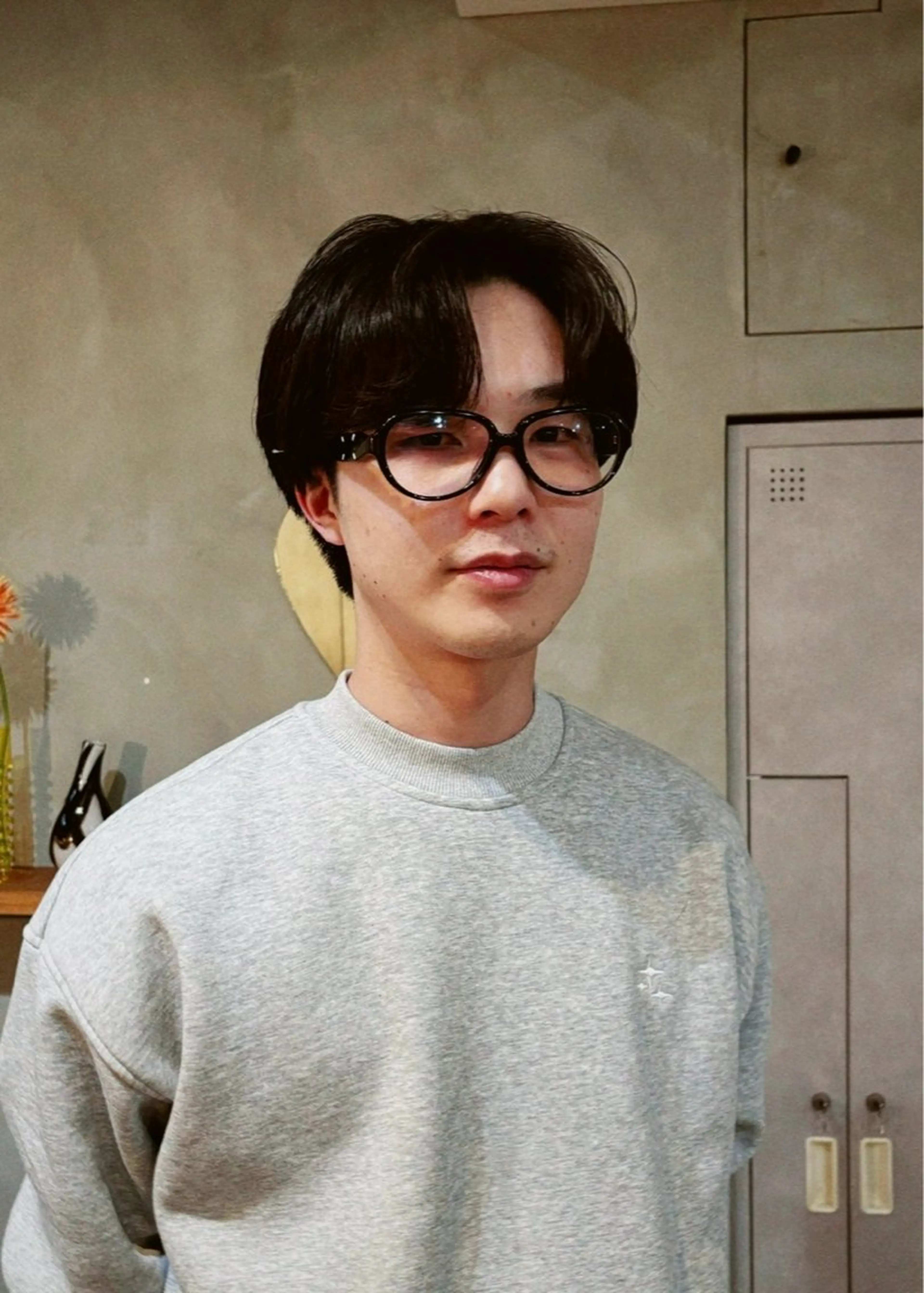 【自然に収める】メンズカット+髪質改善ストレートの写真