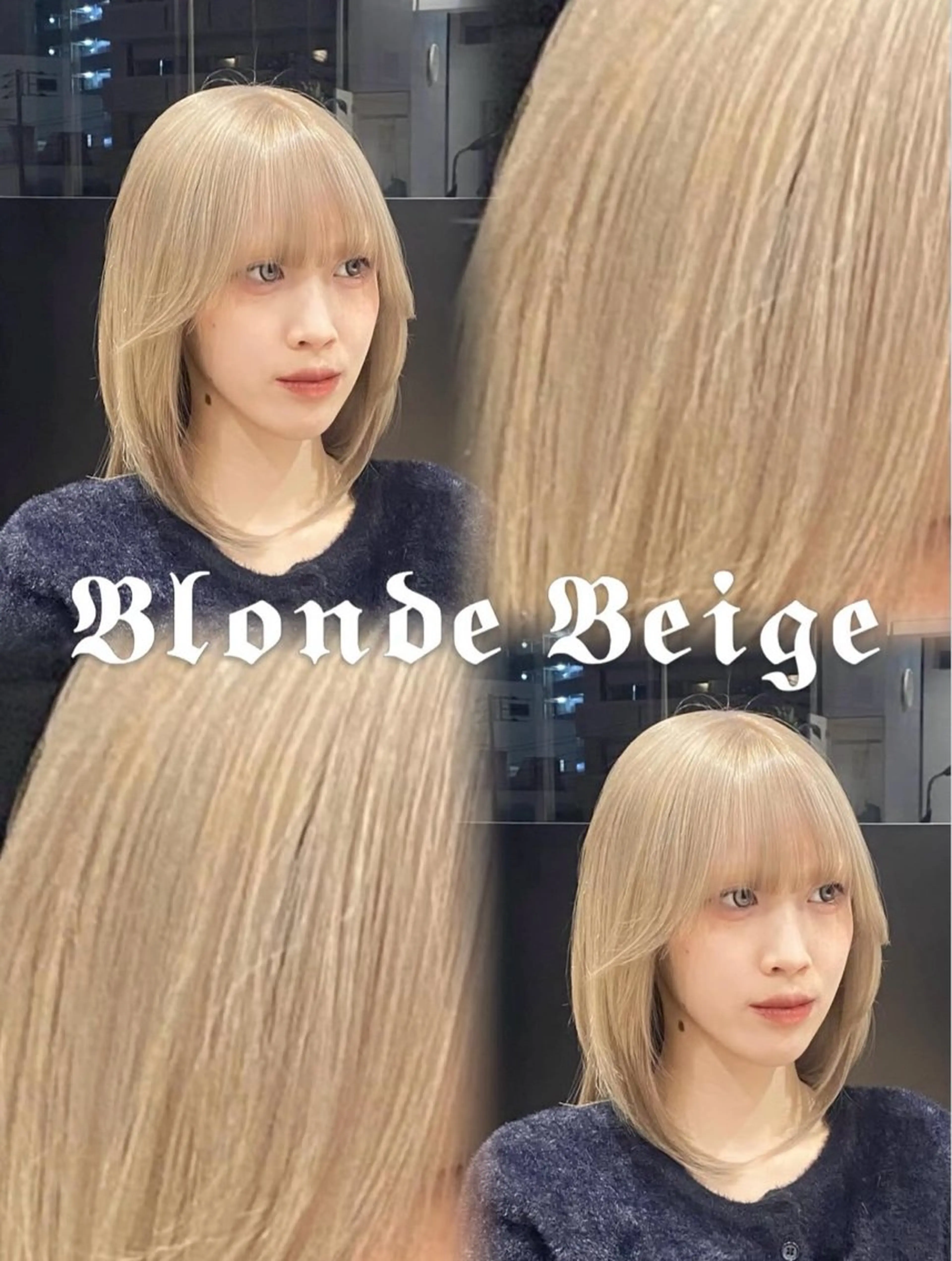 ミディアム カラー ヘアカラー 韓国ヘア🇰🇷 藤江 広人のヘアスタイル