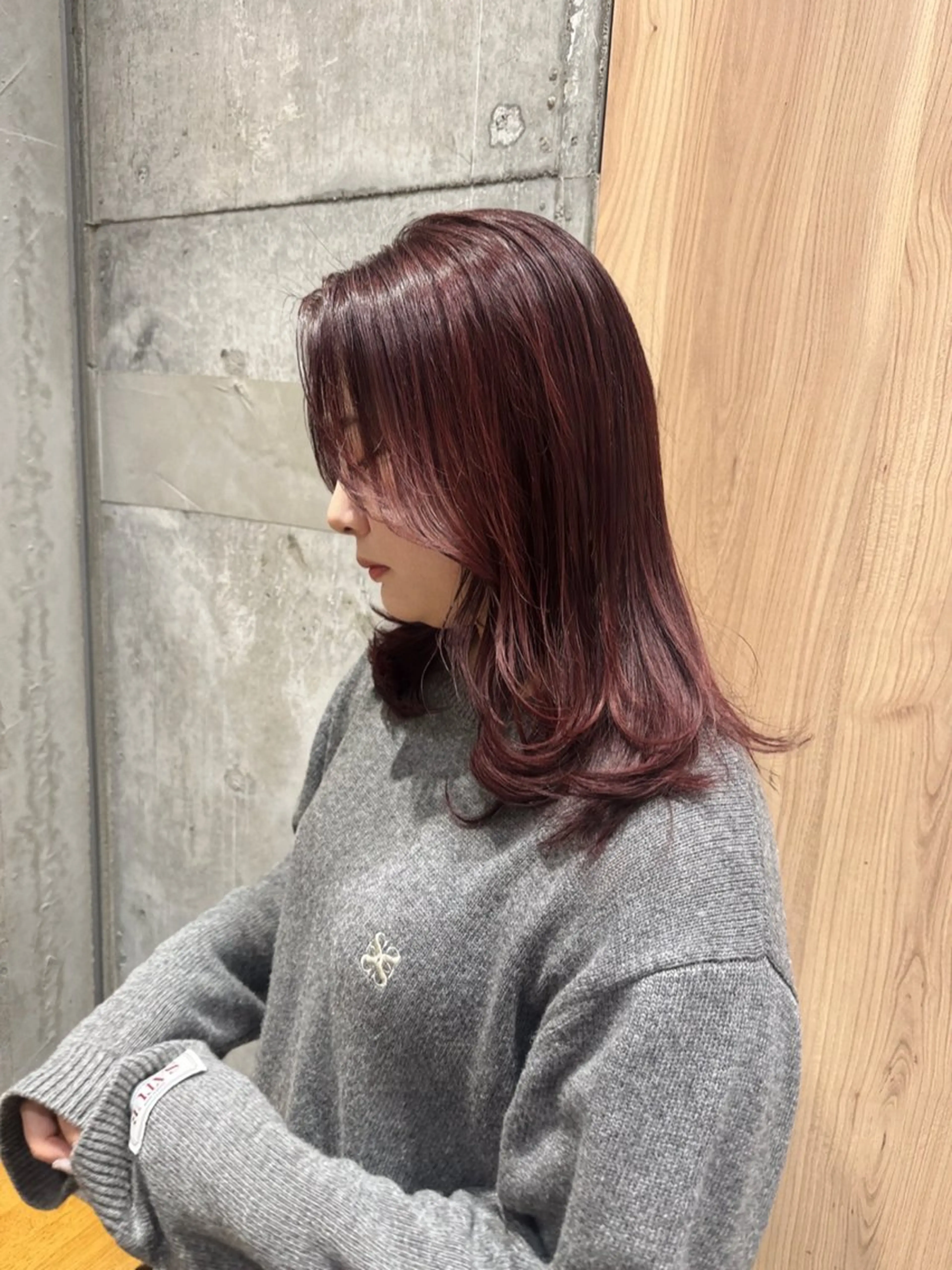 セミロング カラー ヘアアレンジ ヘアカラー トリートメント mina 🐈‍⬛ ラフな似合わせヘアのヘアスタイル