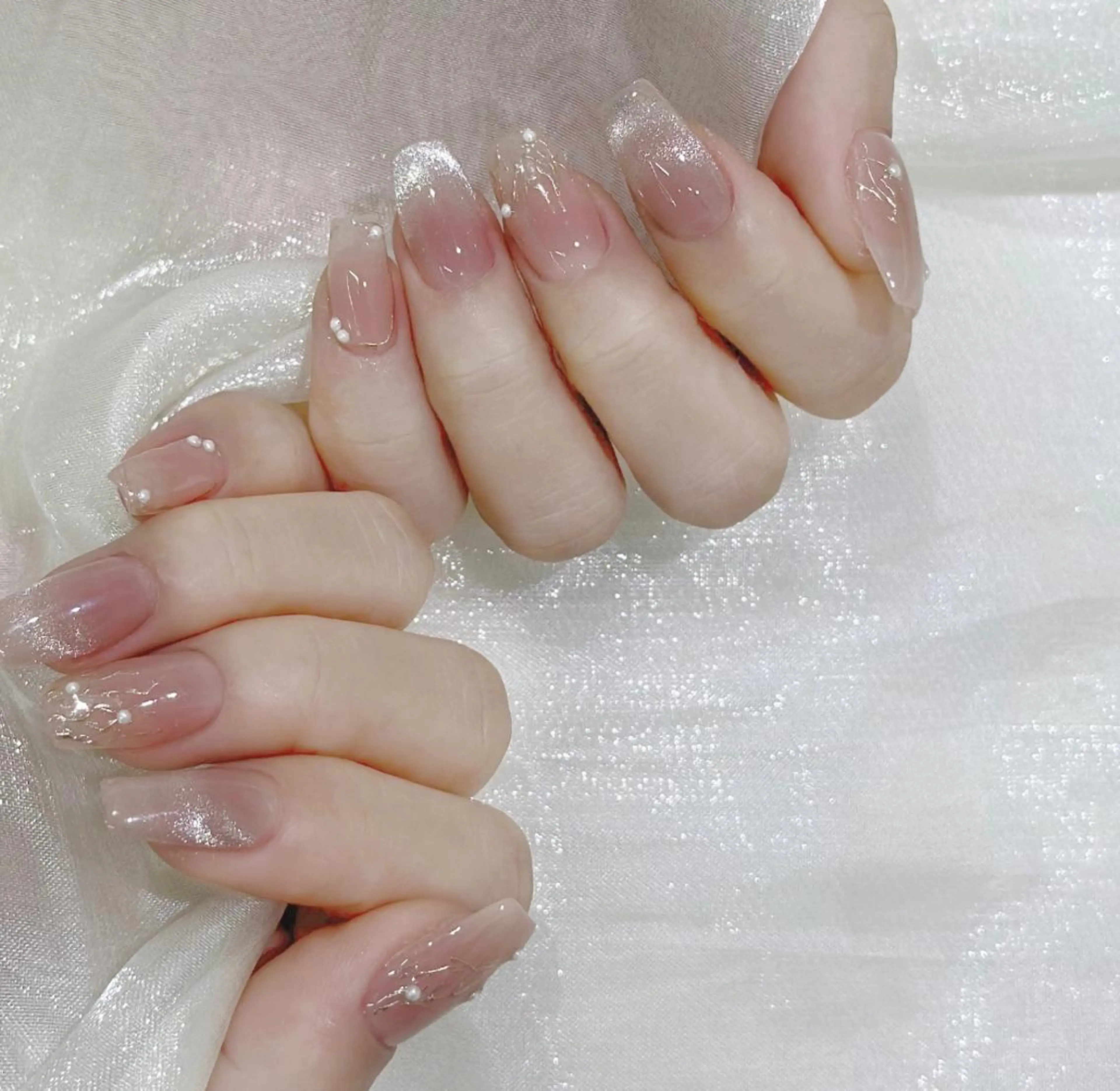 ネイル 🎀kira 長さだし💗モチ最高のネイルデザイン