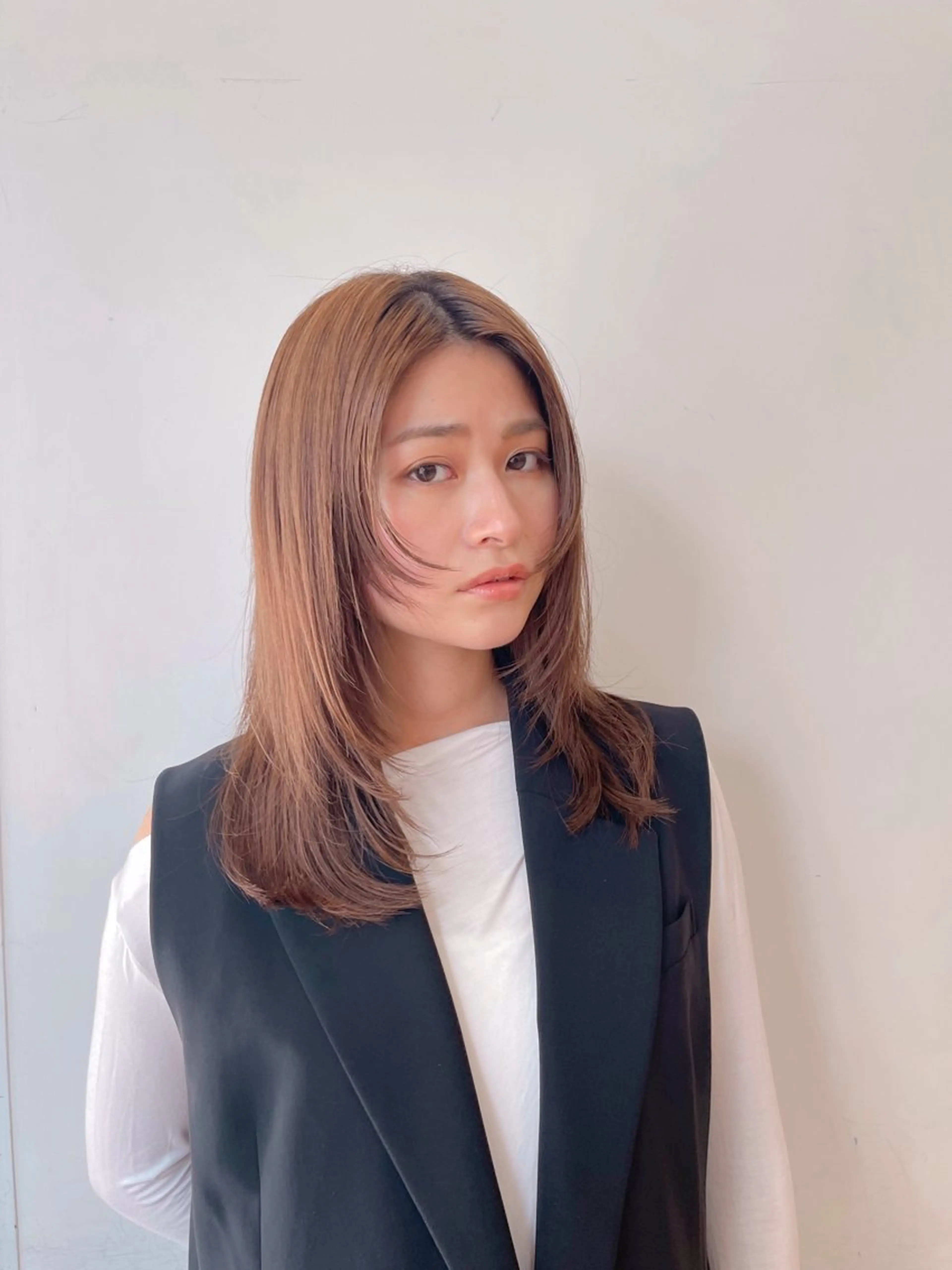 セミロング ボブ/ミディアム 親しみやすさ/さくらのヘアスタイル