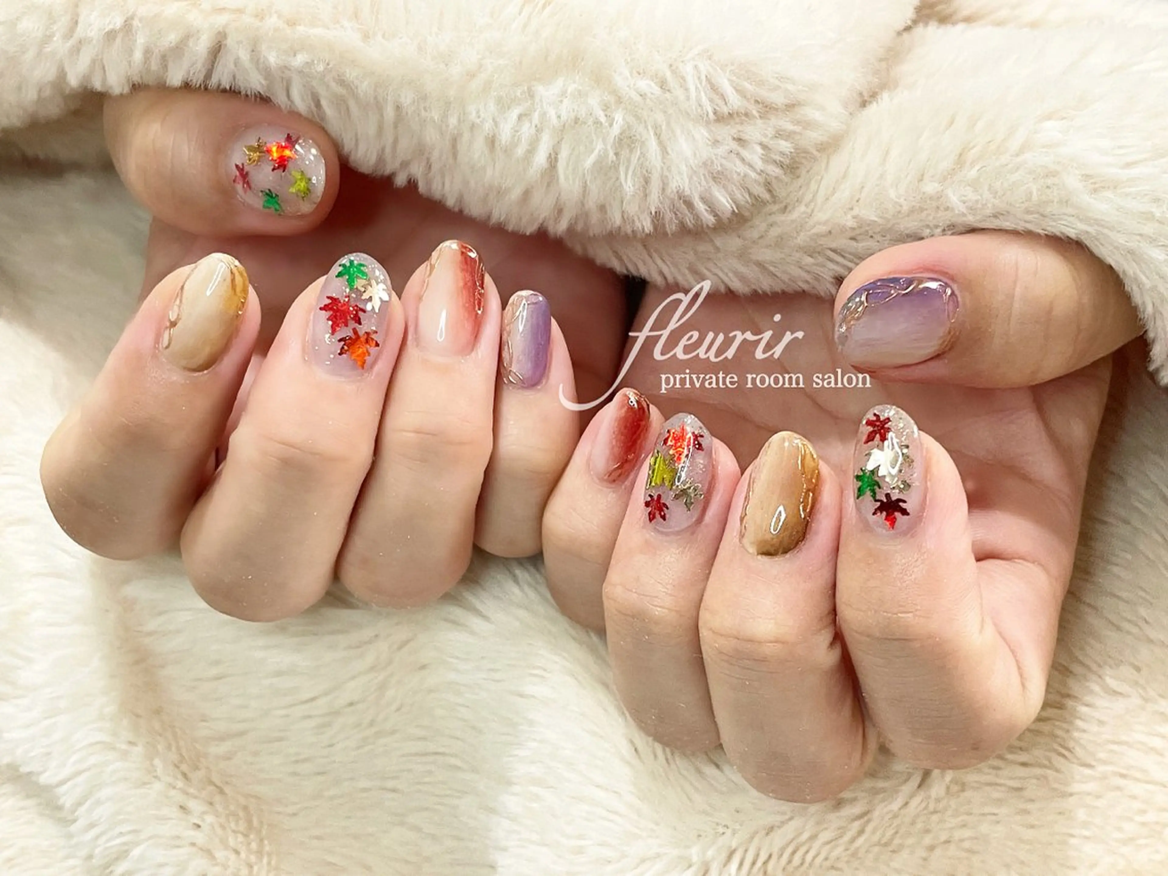 ネイル フルリール 【プライベートサロンのネイルデザイン