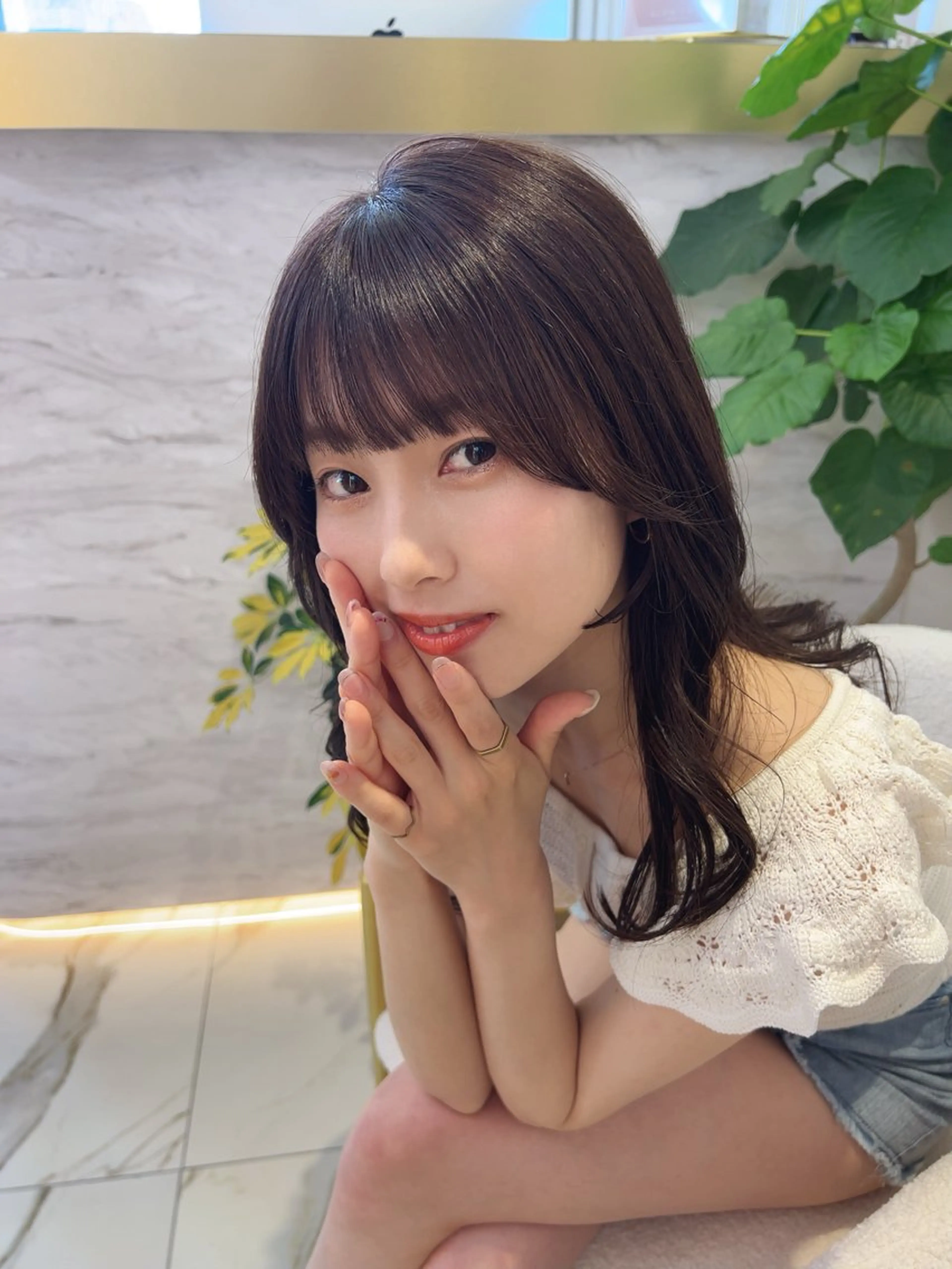 ロング カラー カット ヘアカラー トリートメント 佐合 梨花 / ｅａｕ〈オー〉のヘアスタイル