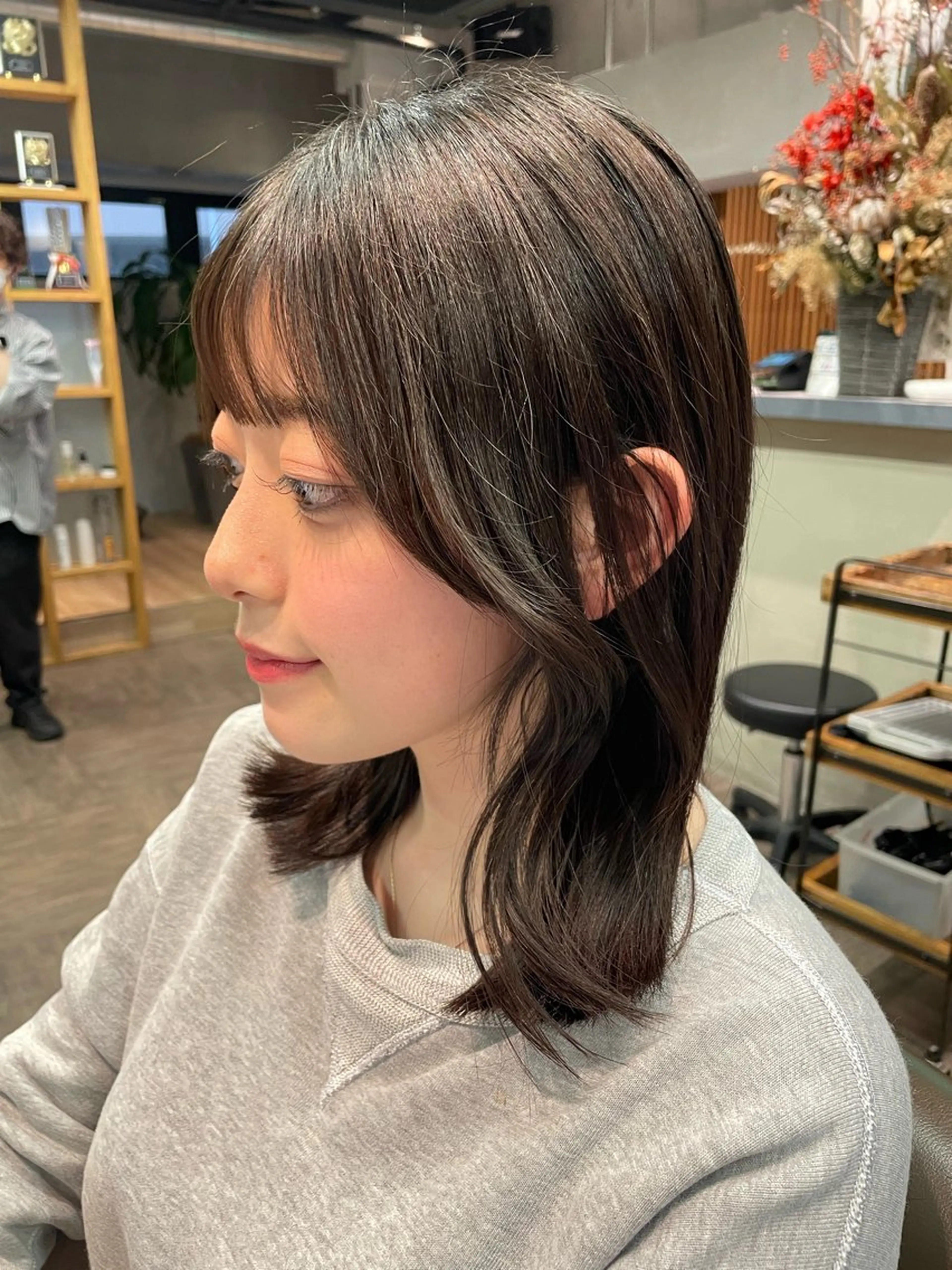 ミディアム PANOLA下北沢 中川夢菜のヘアスタイル