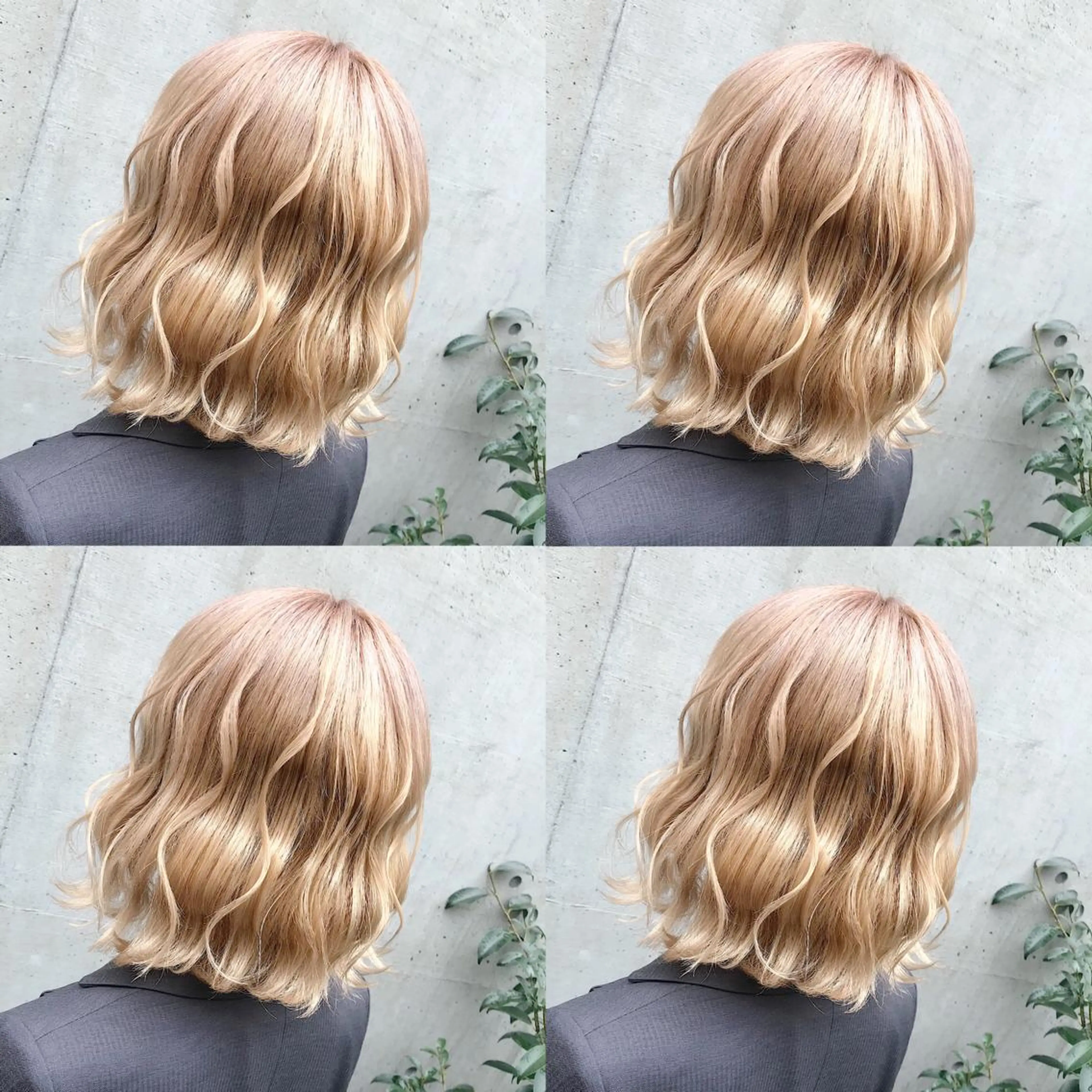 ミディアム カラー ヘアアレンジ カット ヘアカラー トリートメント TAKUMAブリーチ /切りっぱなし🪽のヘアスタイル