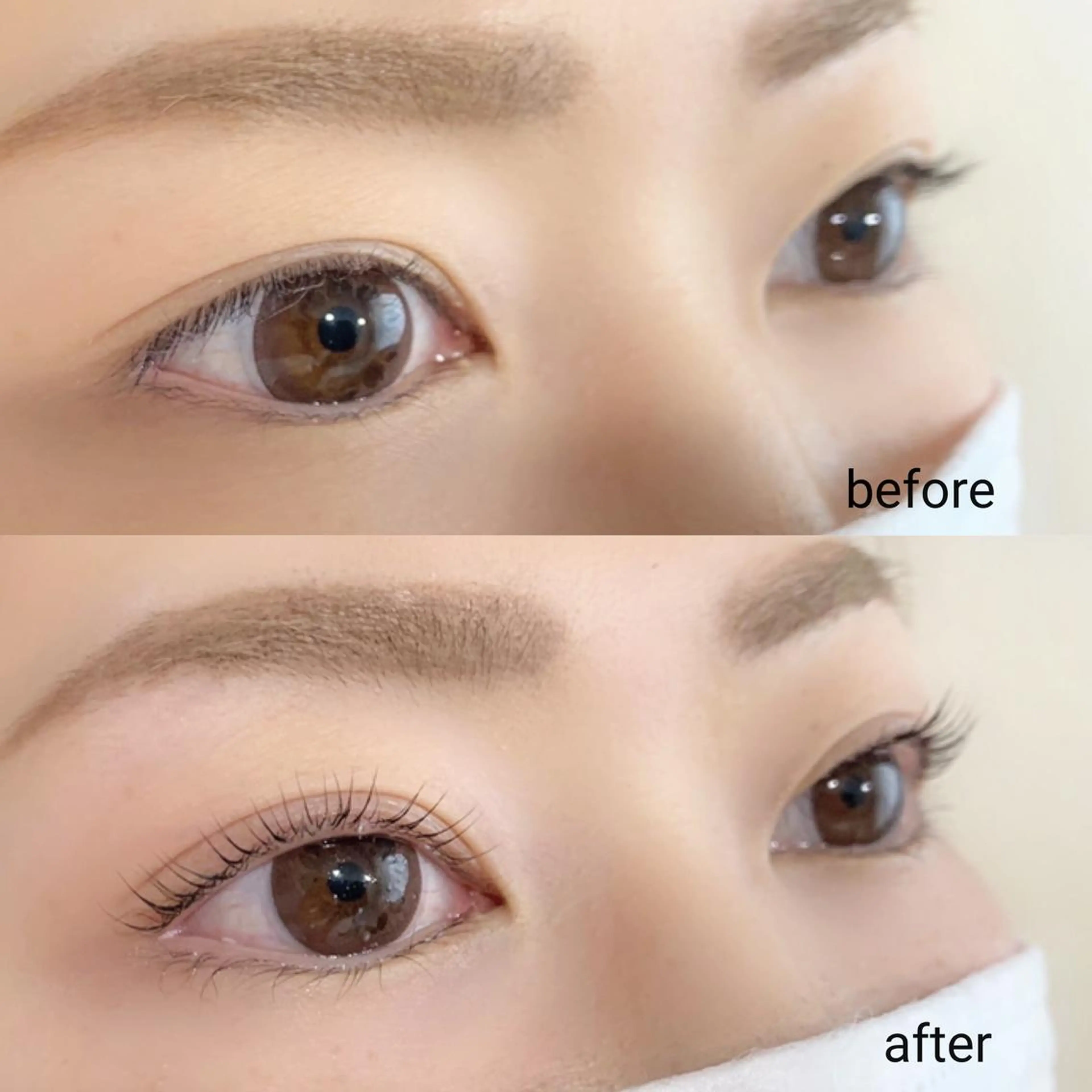 マツエク・マツパ パリジェンヌラッシュリフト 藤原 茜のマツエク・マツパデザイン