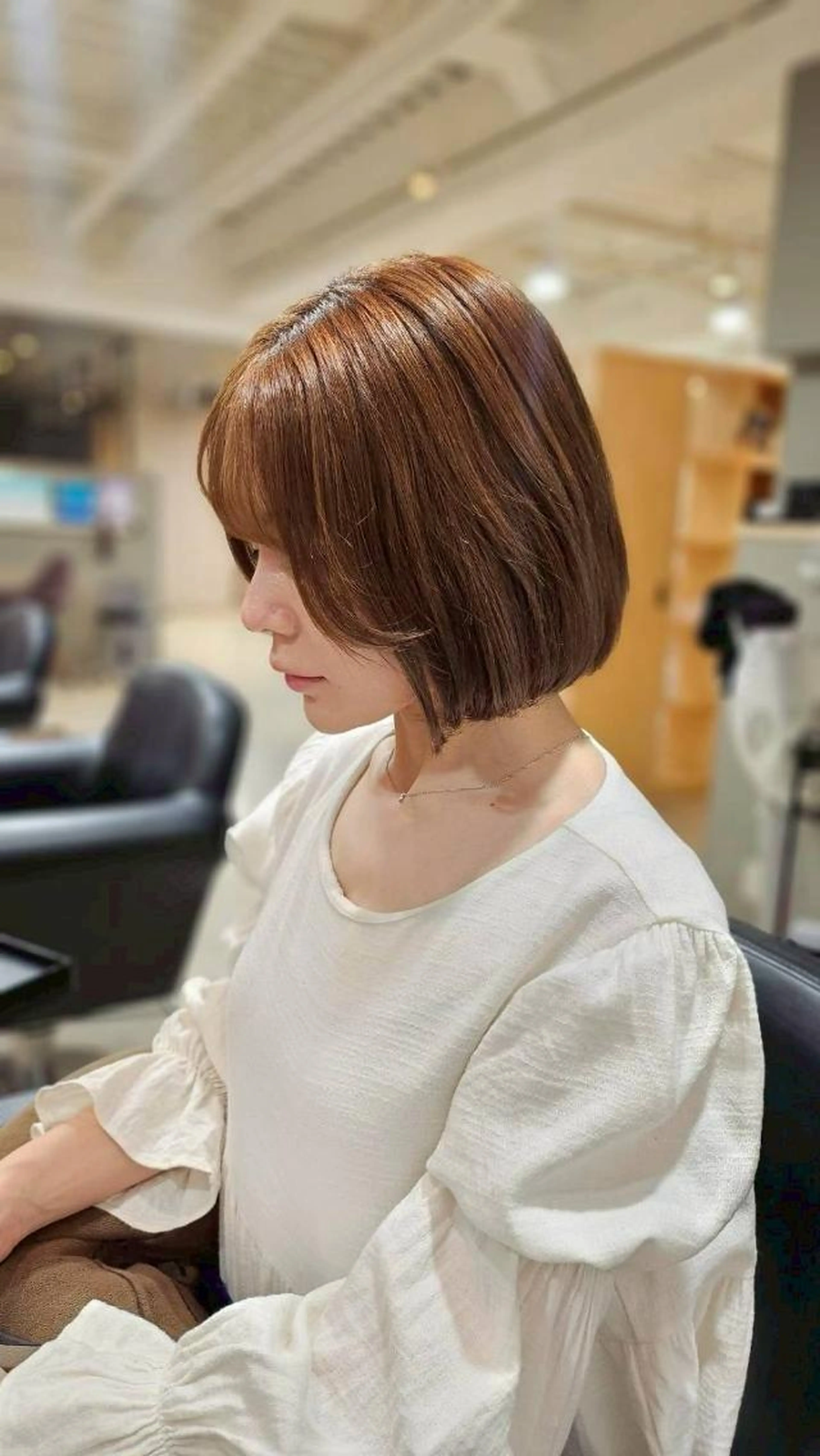 カット+オーガニックカラー+Aujuaトリートメント¥6,980の写真