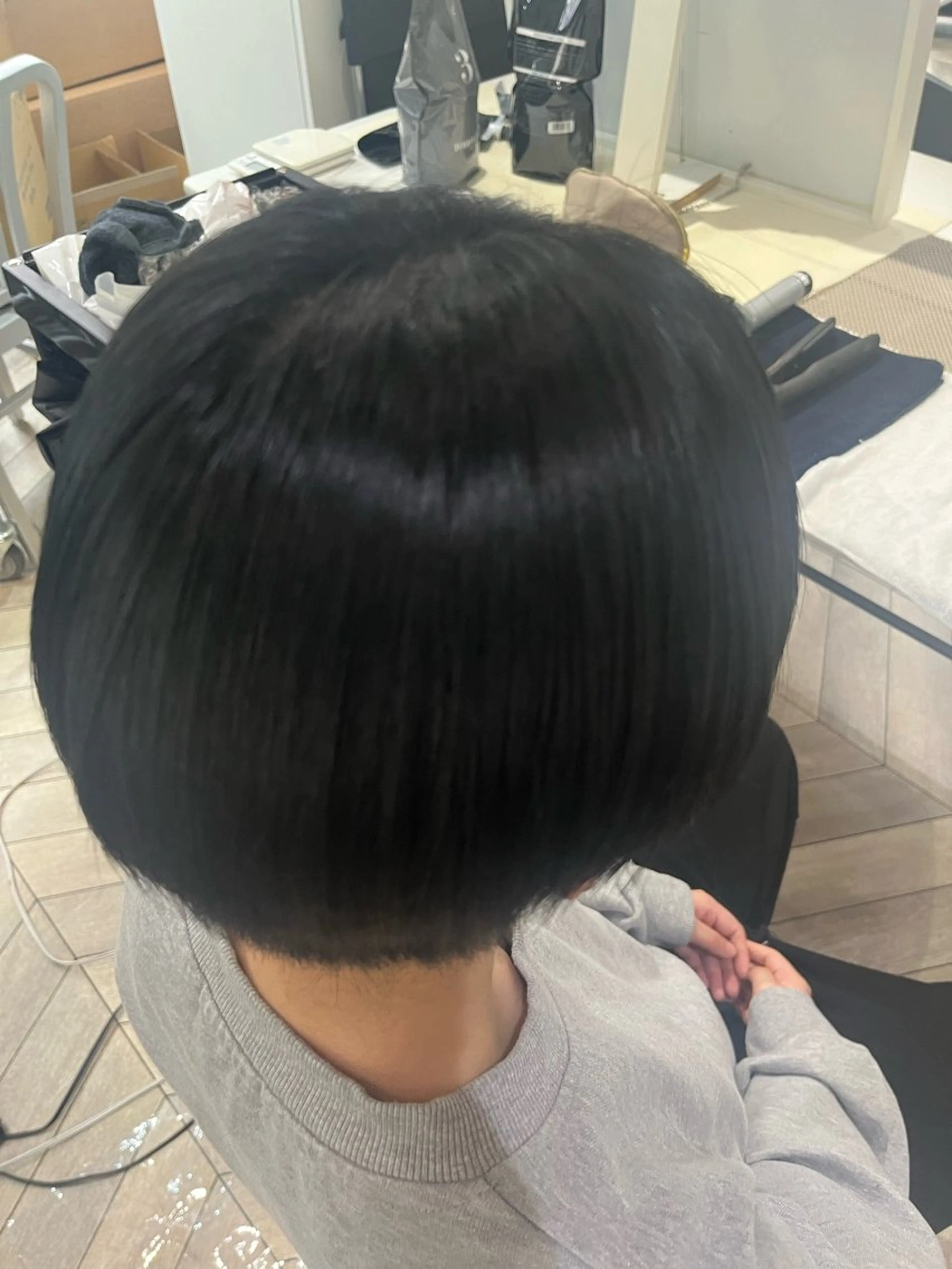ショート カラー 門脇 愛未のヘアスタイル