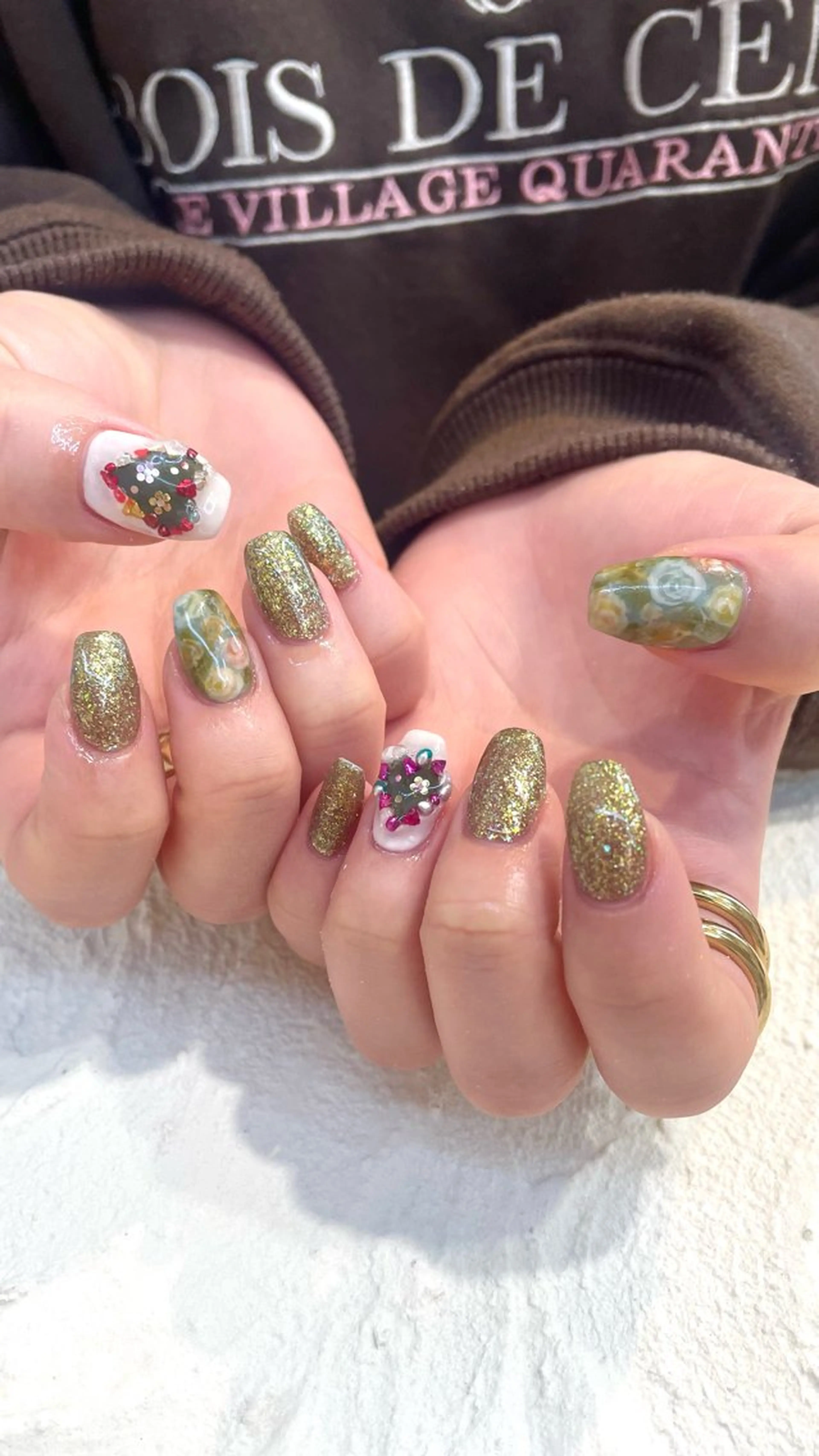 ネイル ハンドネイル 新井 ひなののネイルデザイン