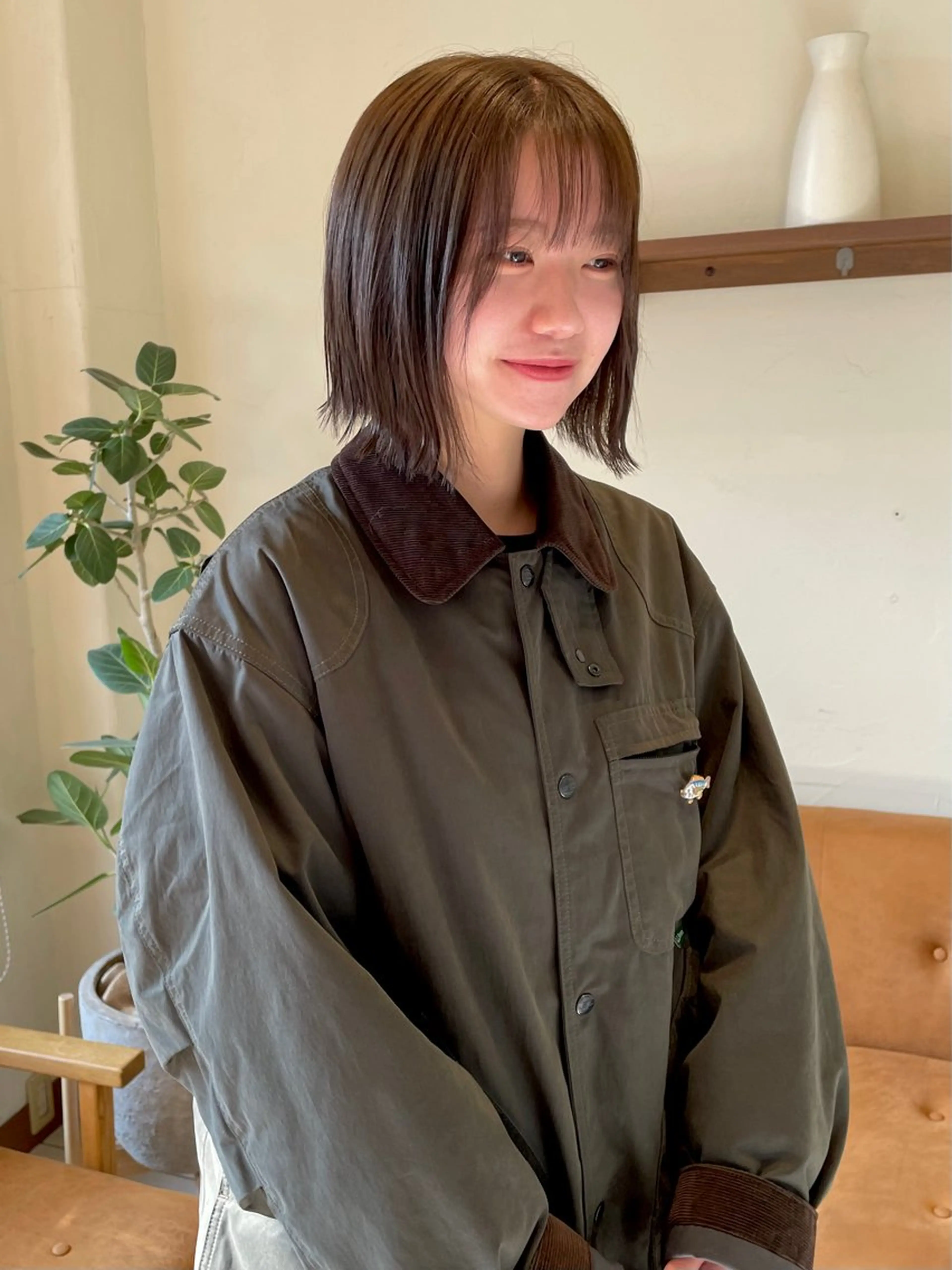 ショート 似合わせヘア🤎透明 感カラー🤎MIKAのヘアスタイル