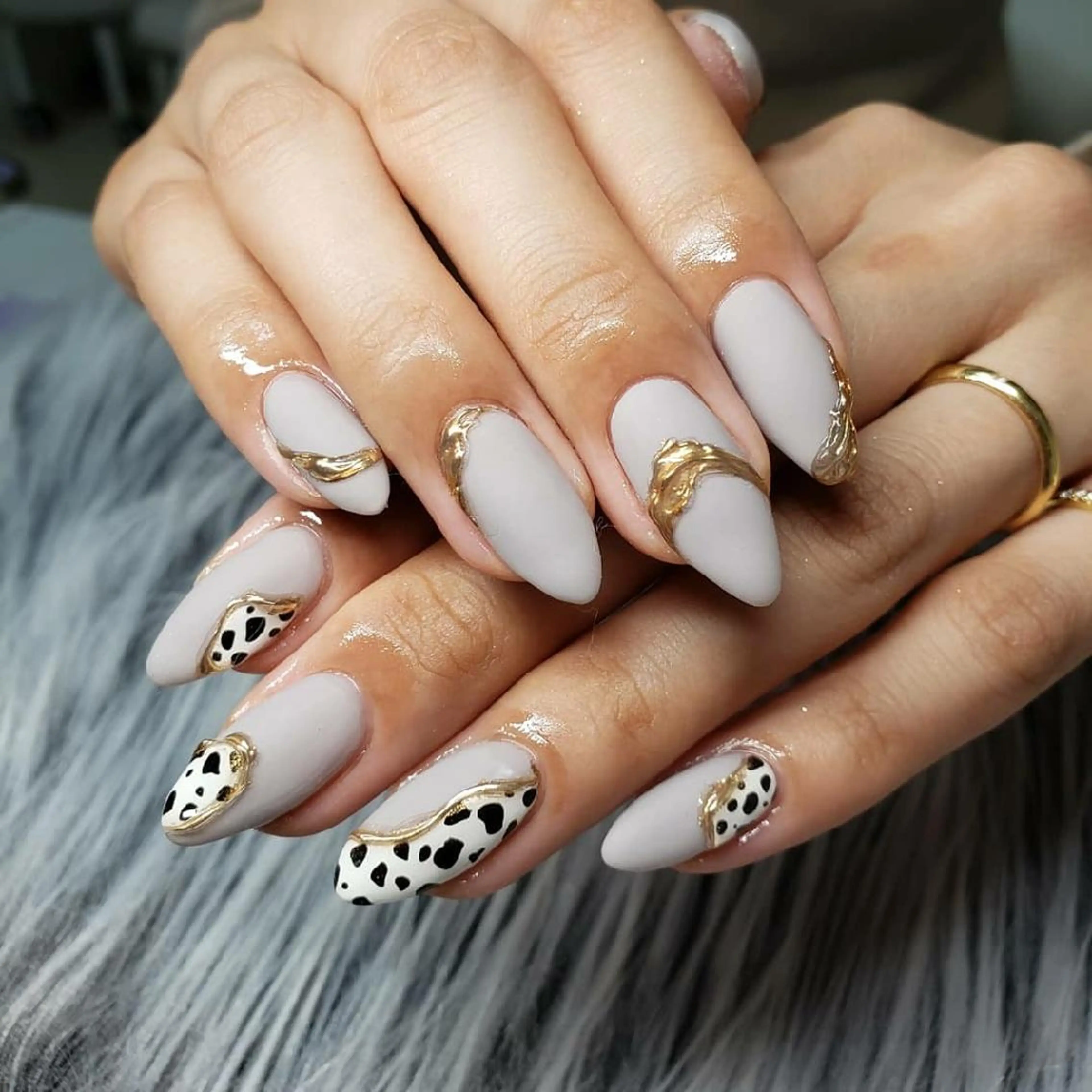 ネイル マットネイル ニュアンスネイル 冬ネイル Nail salon Coco【溝の口駅】のネイルデザイン