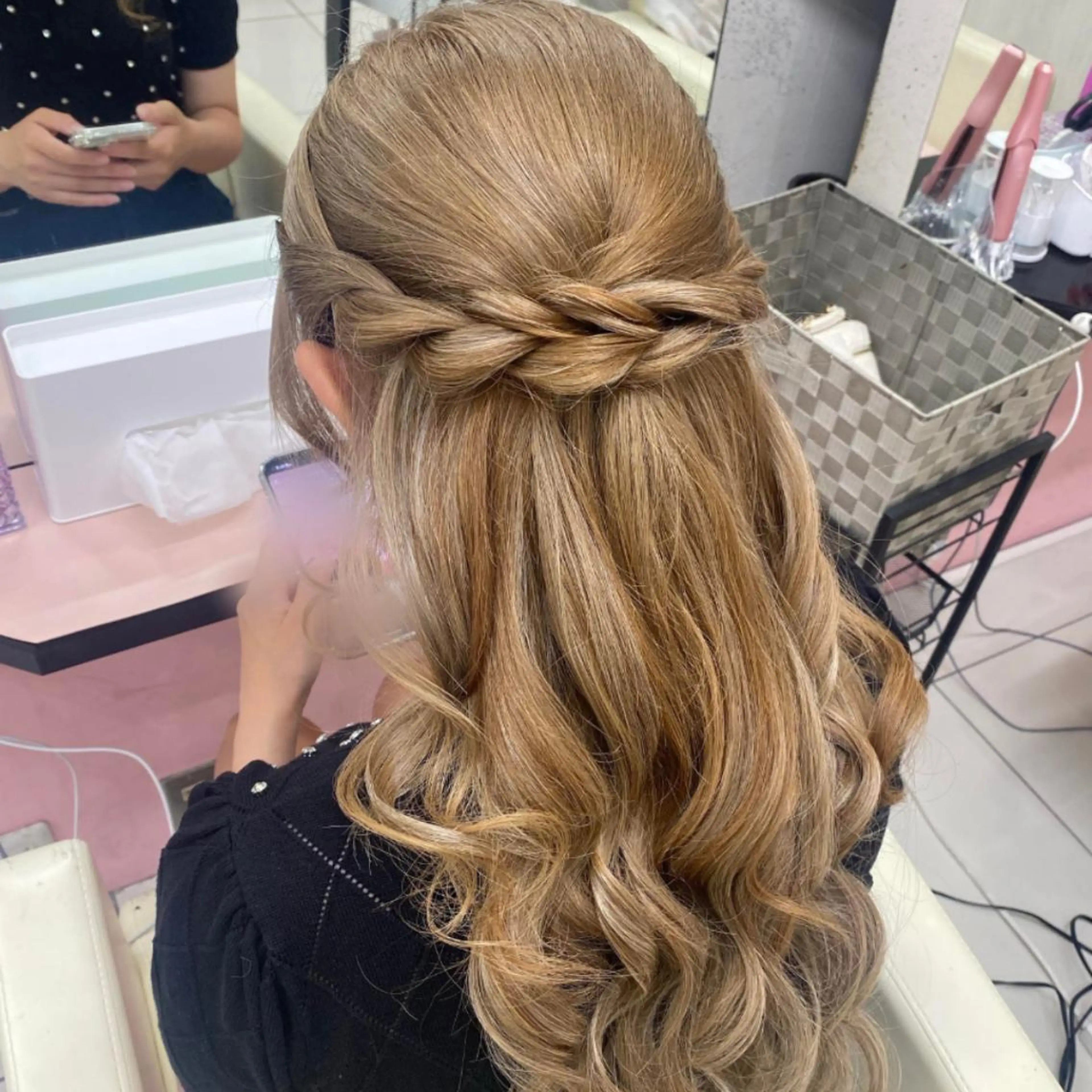 ヘアアレンジ ハーフアップ season エクステ/ヘアカラーのヘアスタイル