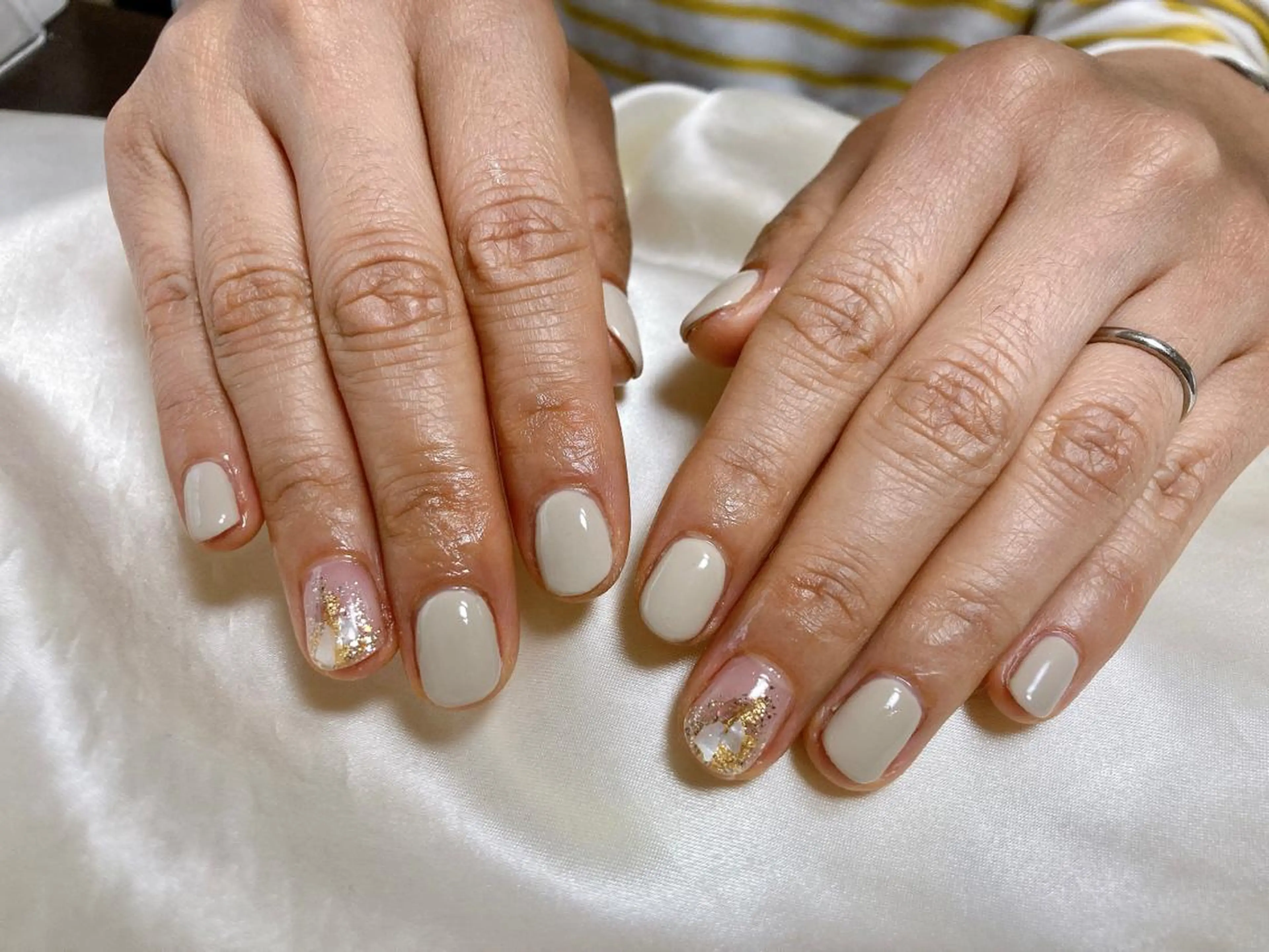 ネイル シンプルネイル kikinail 溝の口のネイルデザイン