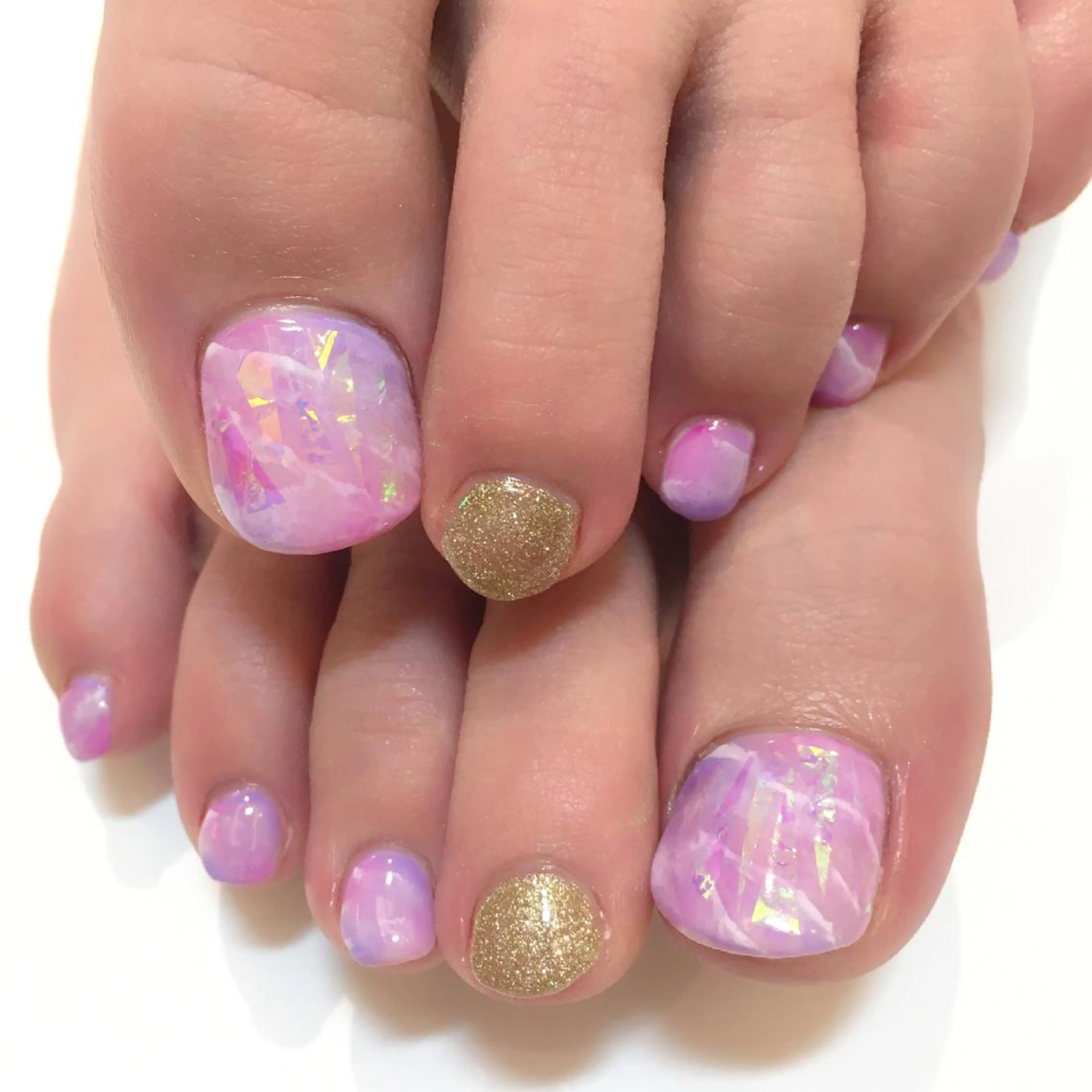 ネイル フットネイル Yuriko Omi パラジェル/渋谷のネイルデザイン