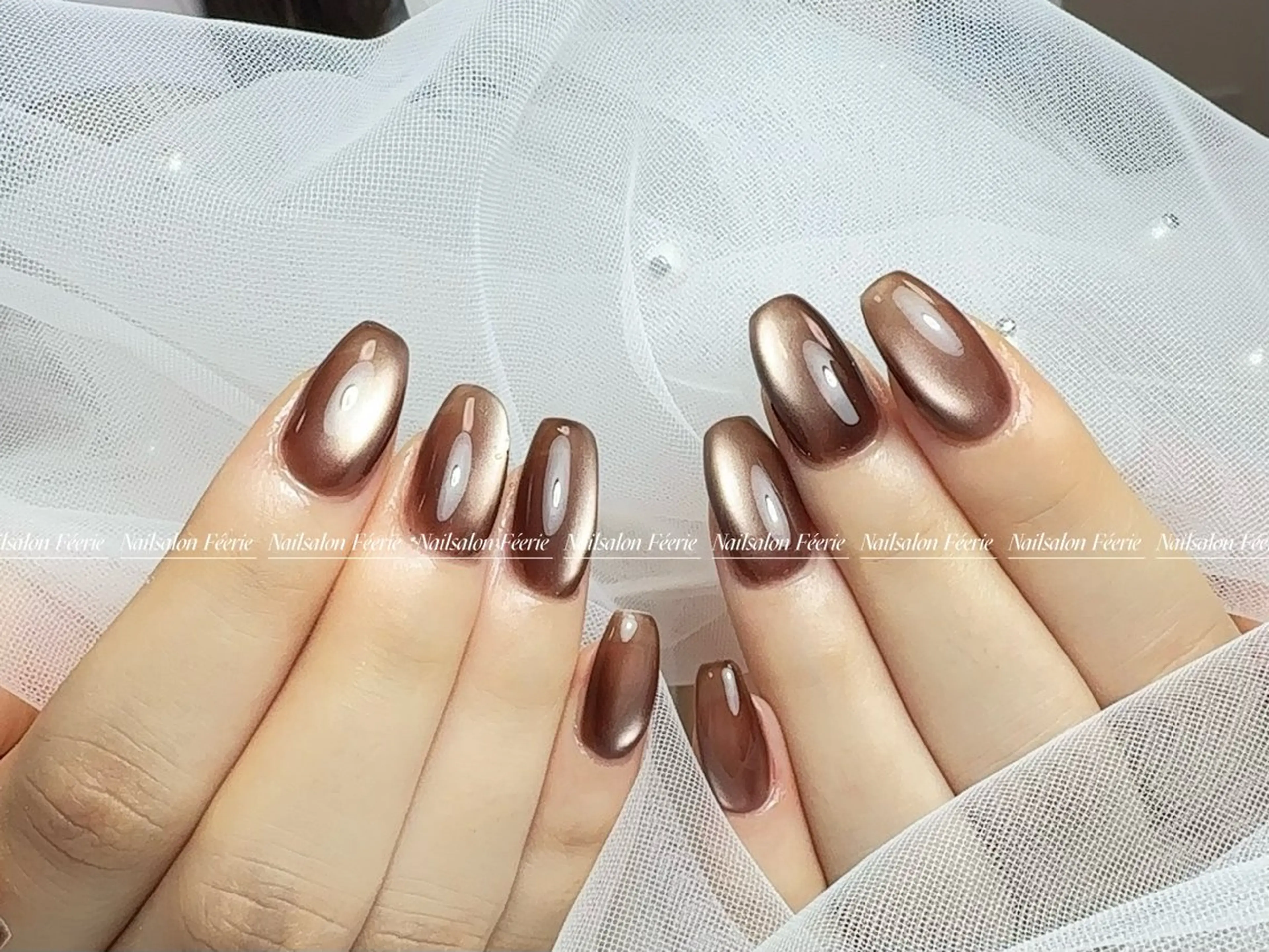 ネイル 成人式 長さ出し フットネイル フレンチネイル ジェルネイル ハンドネイル ハンドケア nail salon Feerieのネイルデザイン