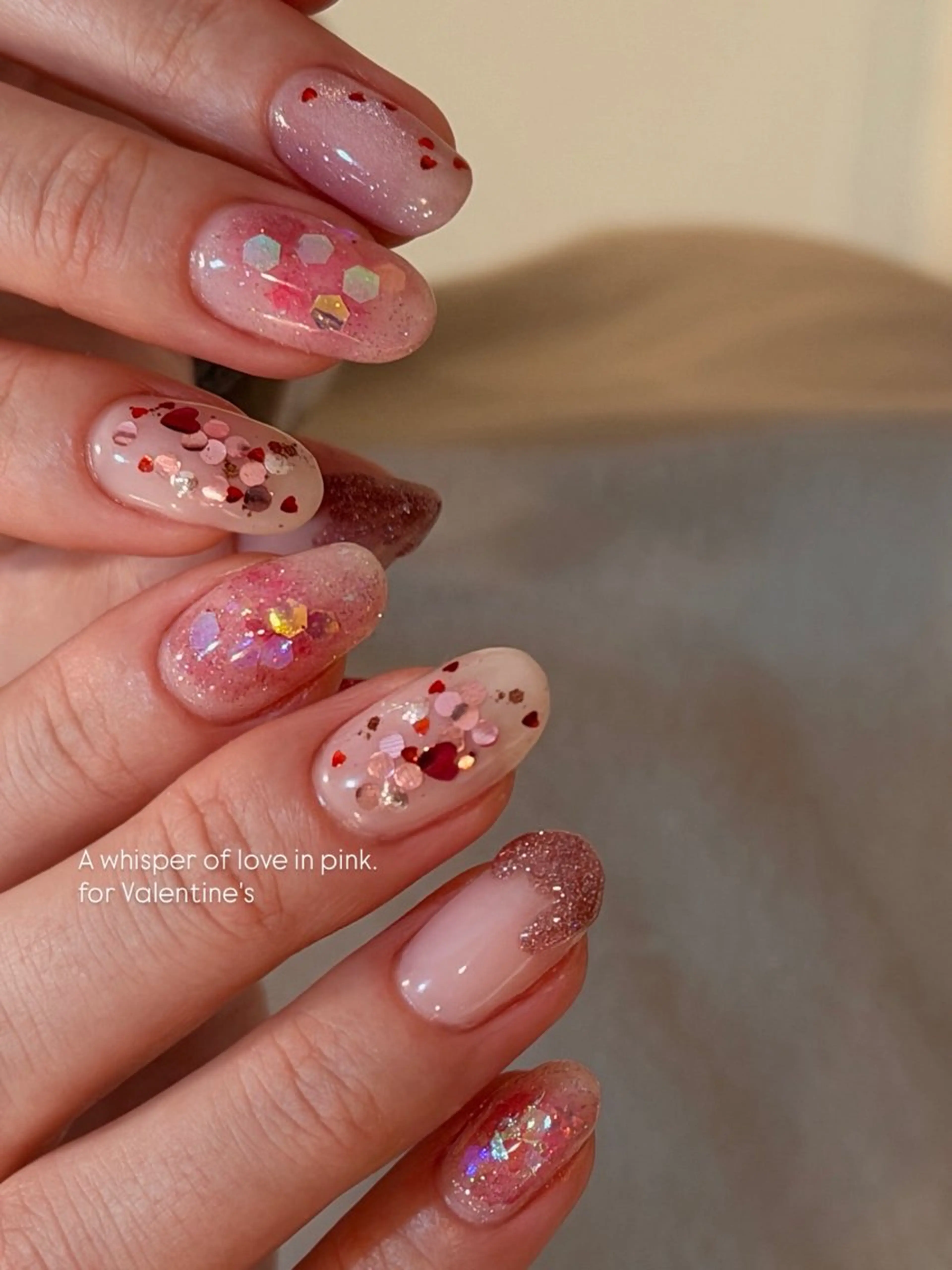 ネイル ハンドネイル なんば堀江/育爪施術 ニュアンス✻Kaphのネイルデザイン