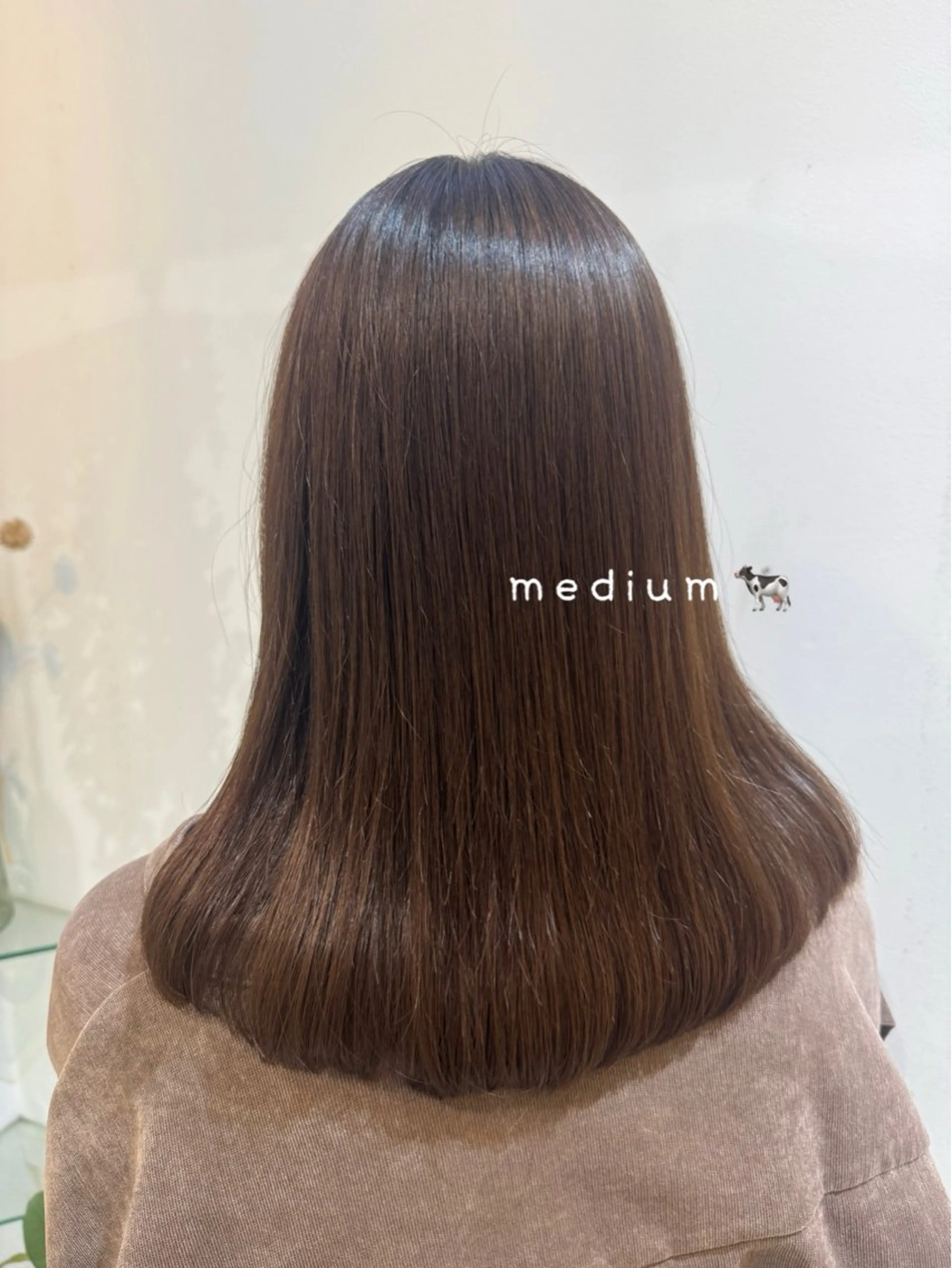 ミディアム 透明感カラー🧁🩰 🫧仲松良菜🎀のヘアスタイル