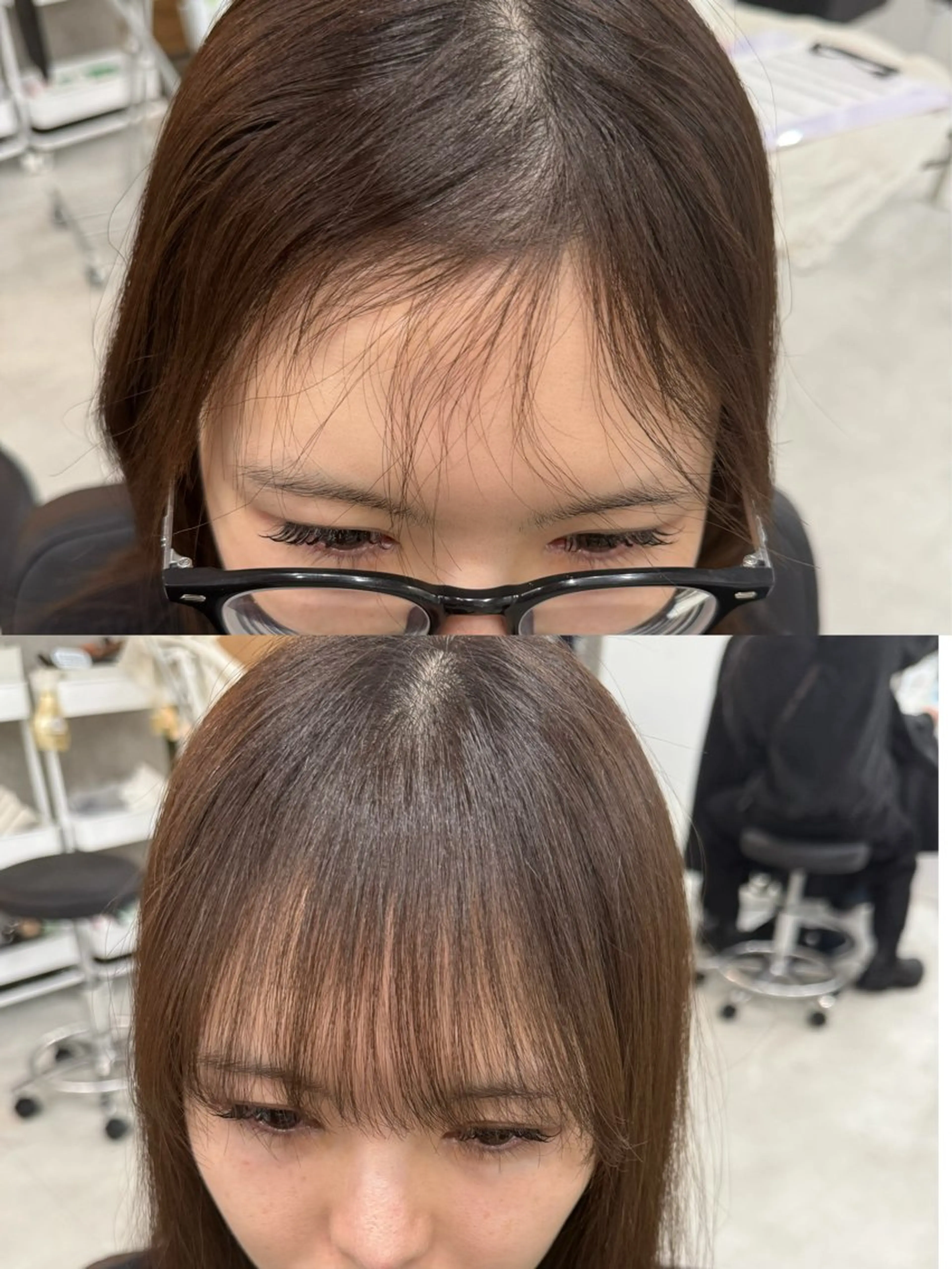 ミディアム ミディアムパーマ カット パーマ MAHO/透明感カラ ー/髪質改善🍒のヘアスタイル