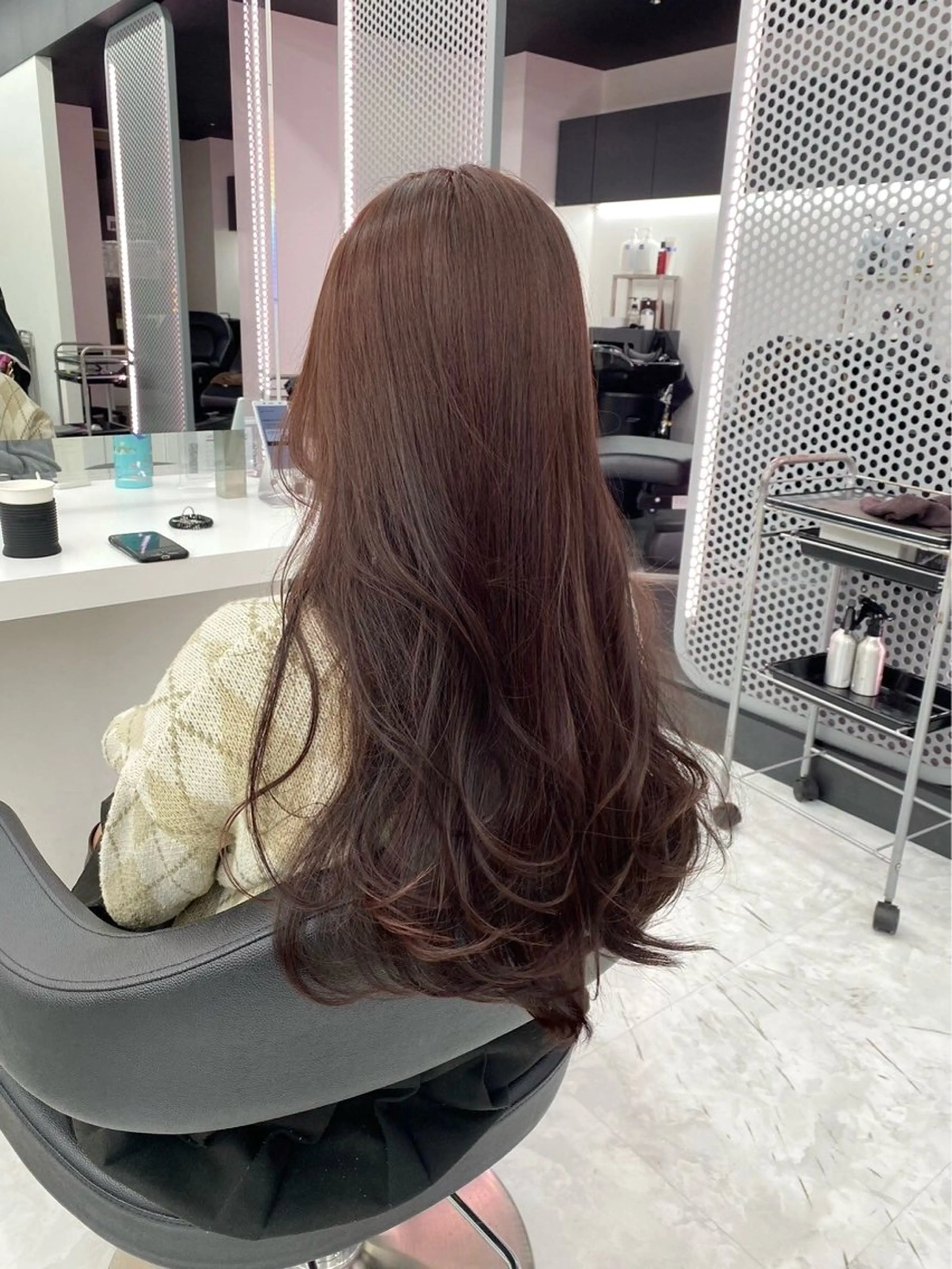 ロング カット ヘアカラー トリートメント 🤍🥀韓流暖色レイ ヤー🥀🤍あやねのヘアスタイル