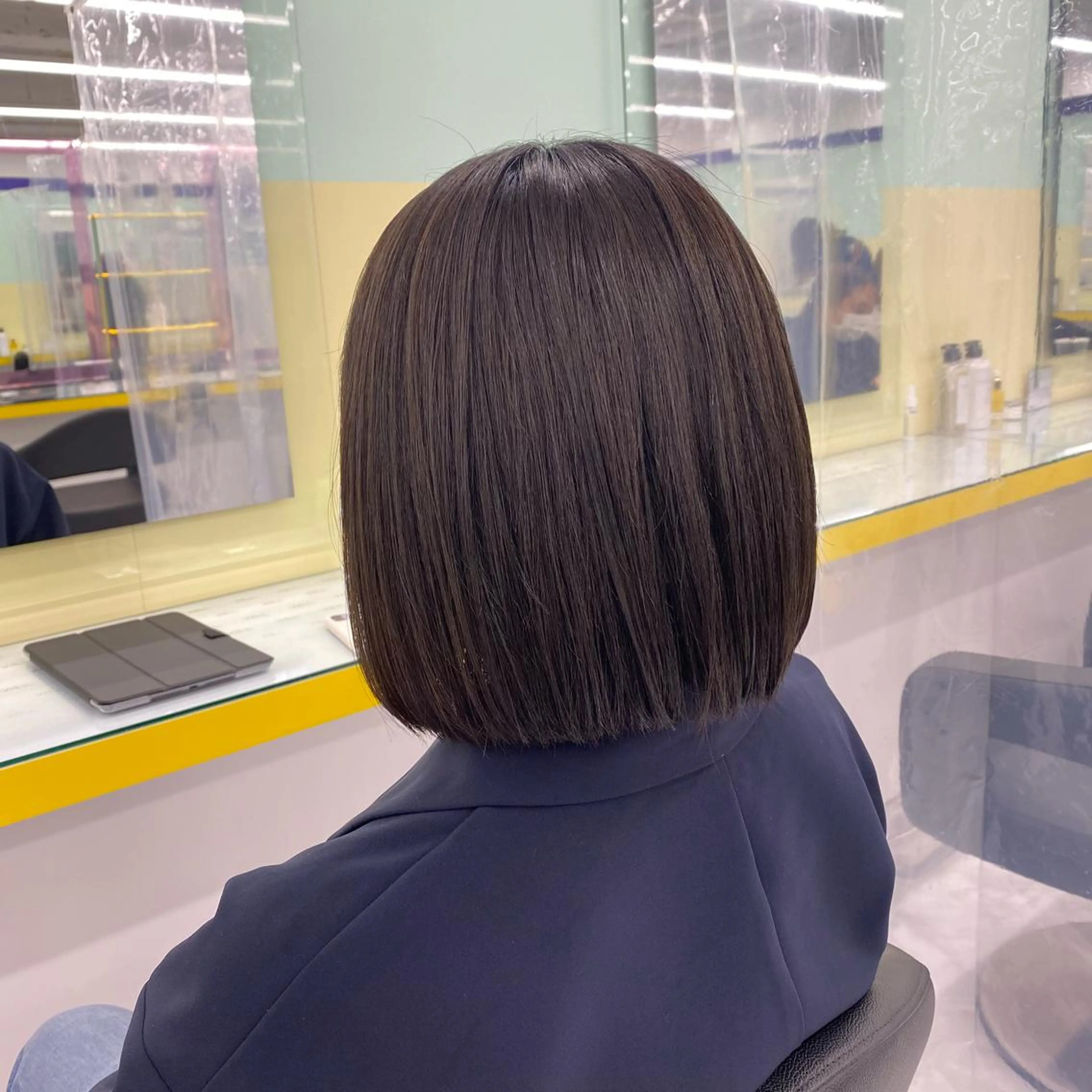 セミロング カラー ヘアアレンジ ヘアカラー トリートメント GOTODAY shair salon 横浜mare店所属・mai🍑暖色カラー /レイヤー💖のヘアスタイル