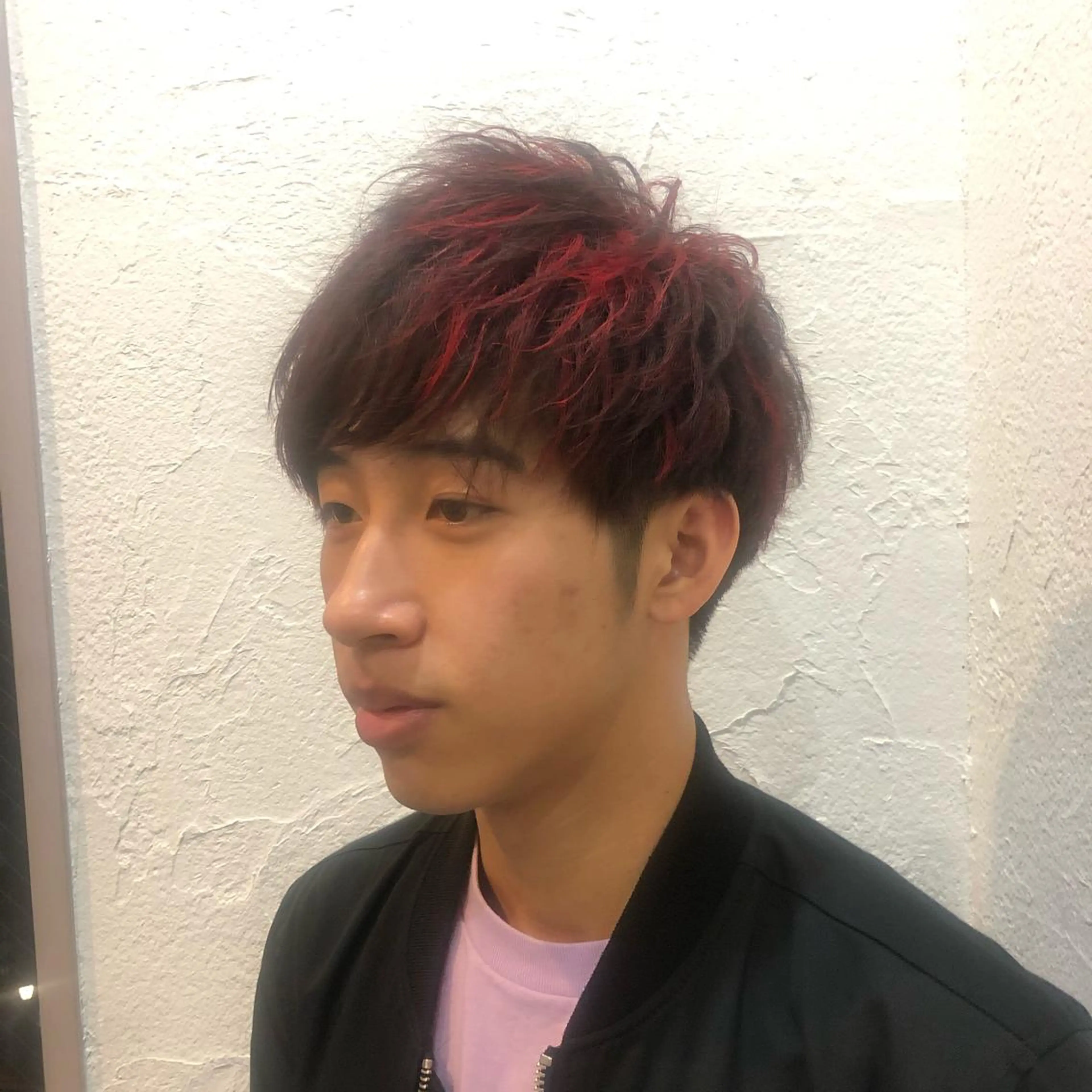 ショート メンズ メンズハイライト ハイライト ベイリコルド　アトリ 店長　宮城一真のヘアスタイル