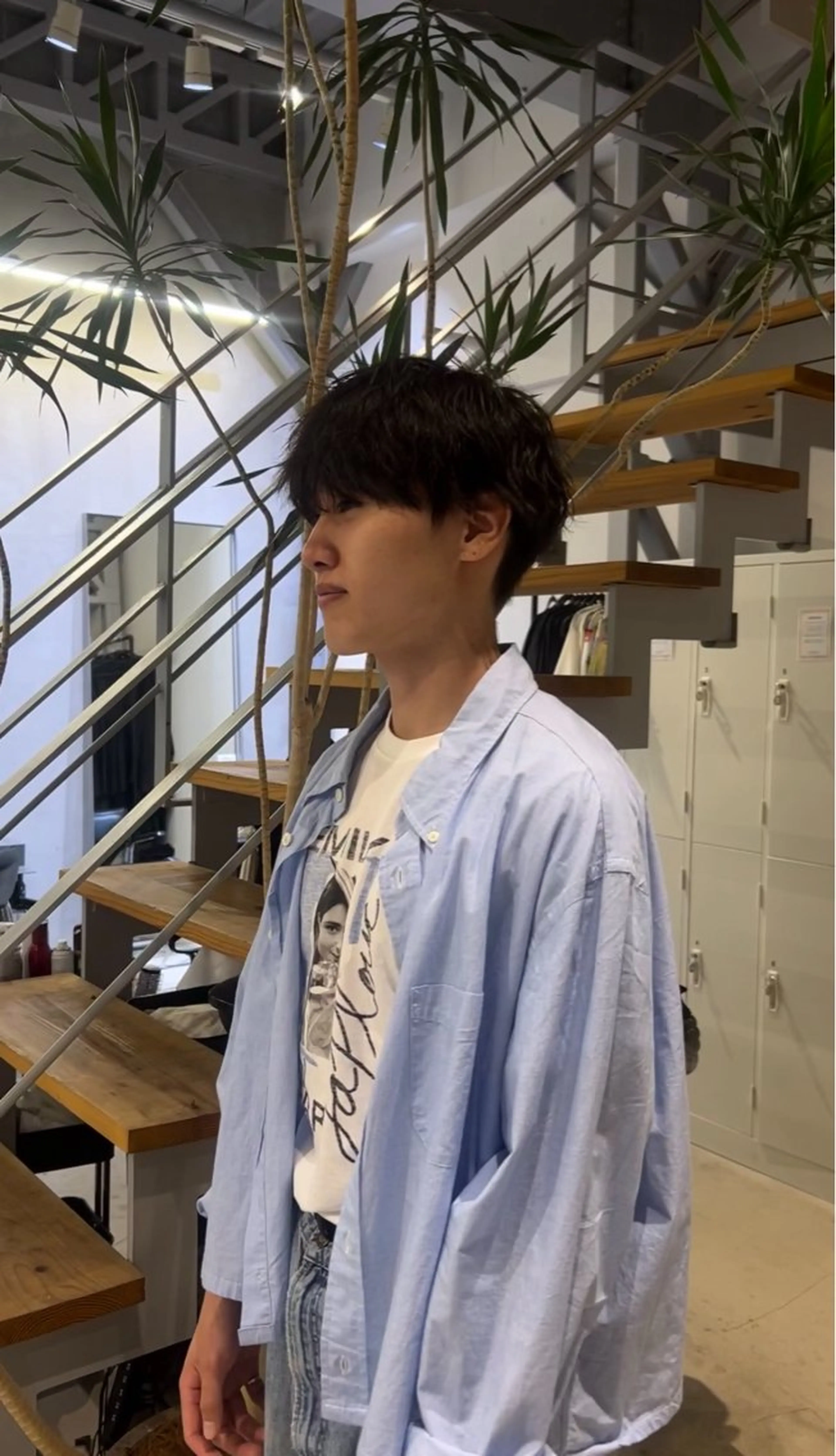 メンズ マッシュ メンズパーマ 松本 あやかのヘアスタイル