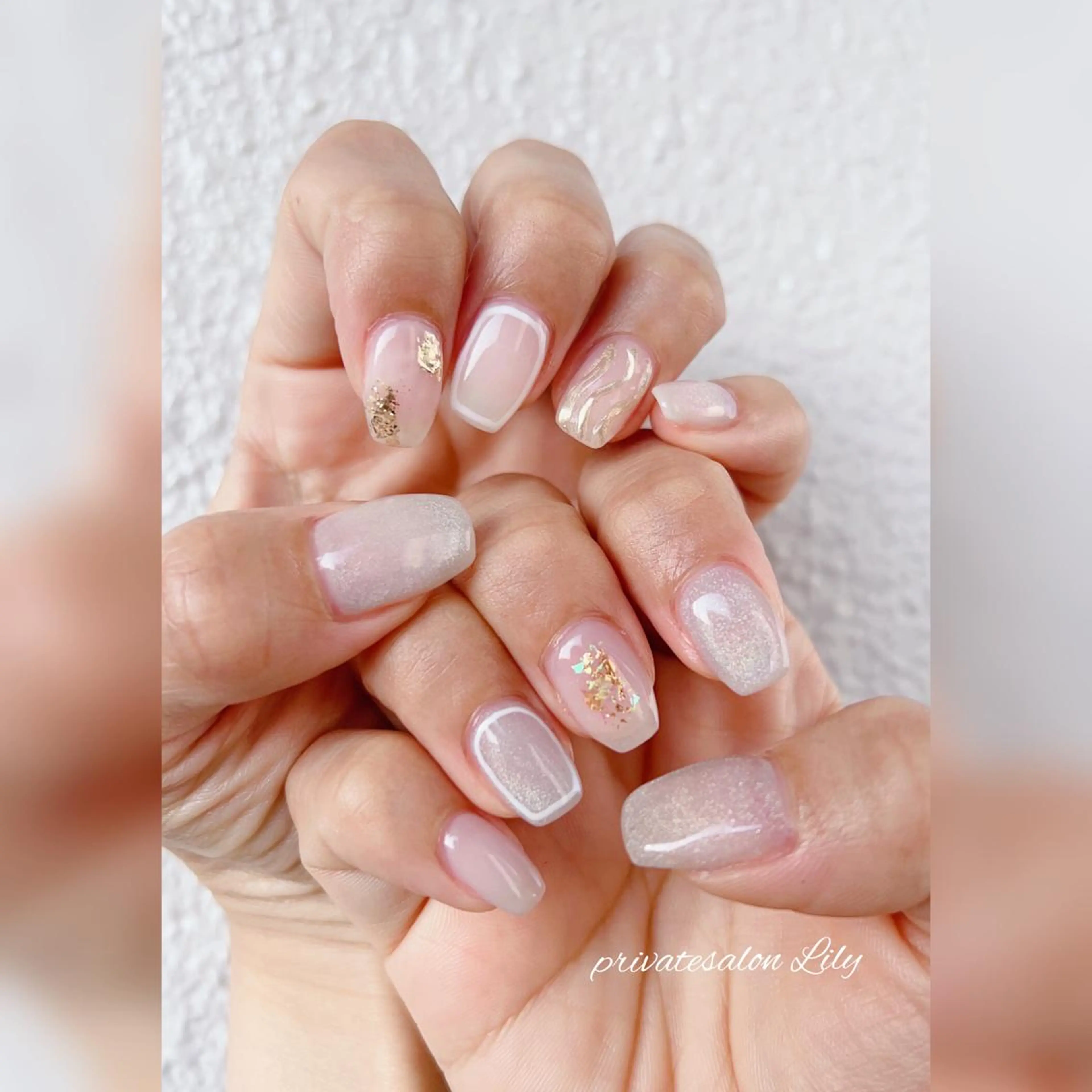 ネイル ニュアンスネイル ハンドネイル salon Lilyのネイルデザイン