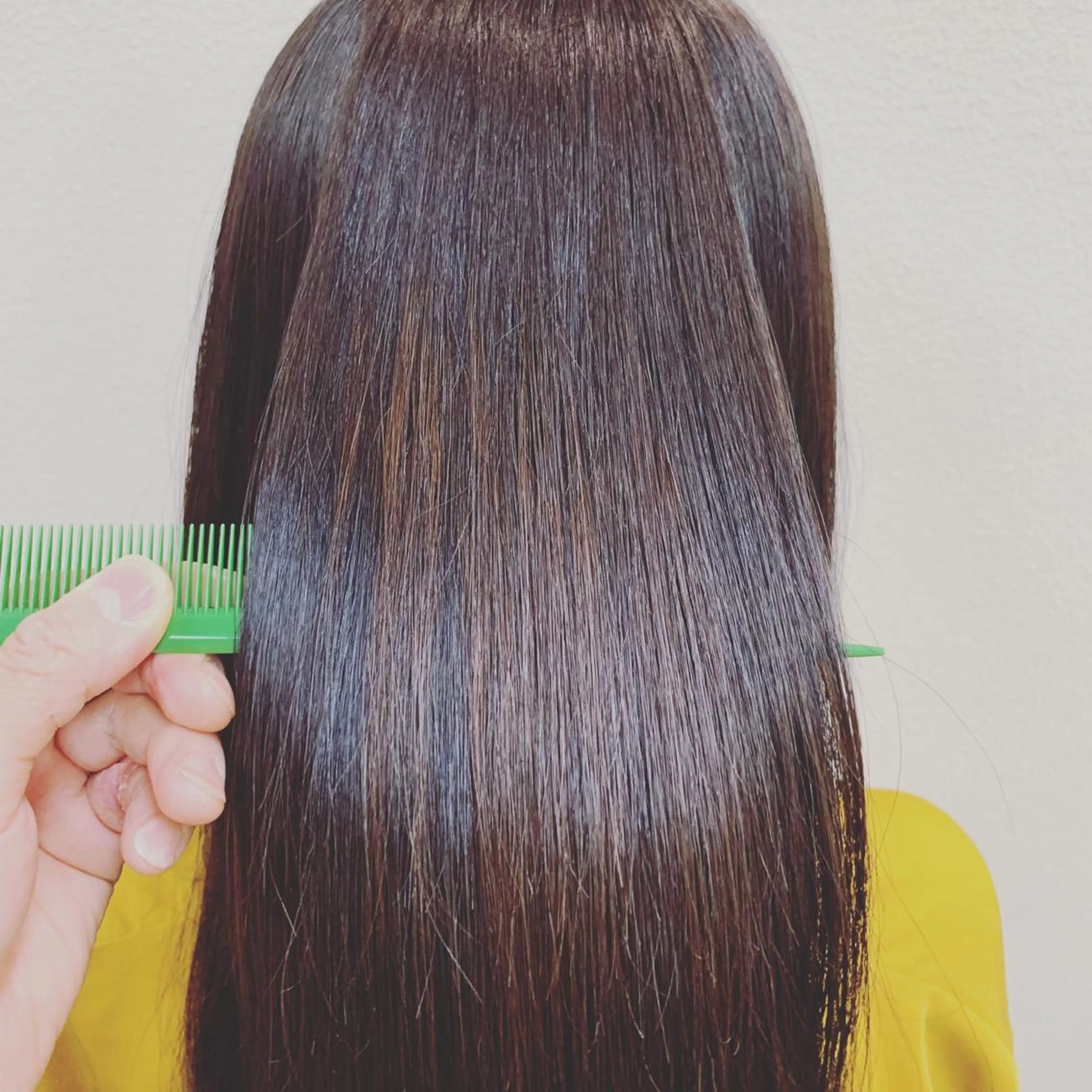 ロング パーマ ブリーチでもできる 縮毛矯正相原慎🌈のヘアスタイル