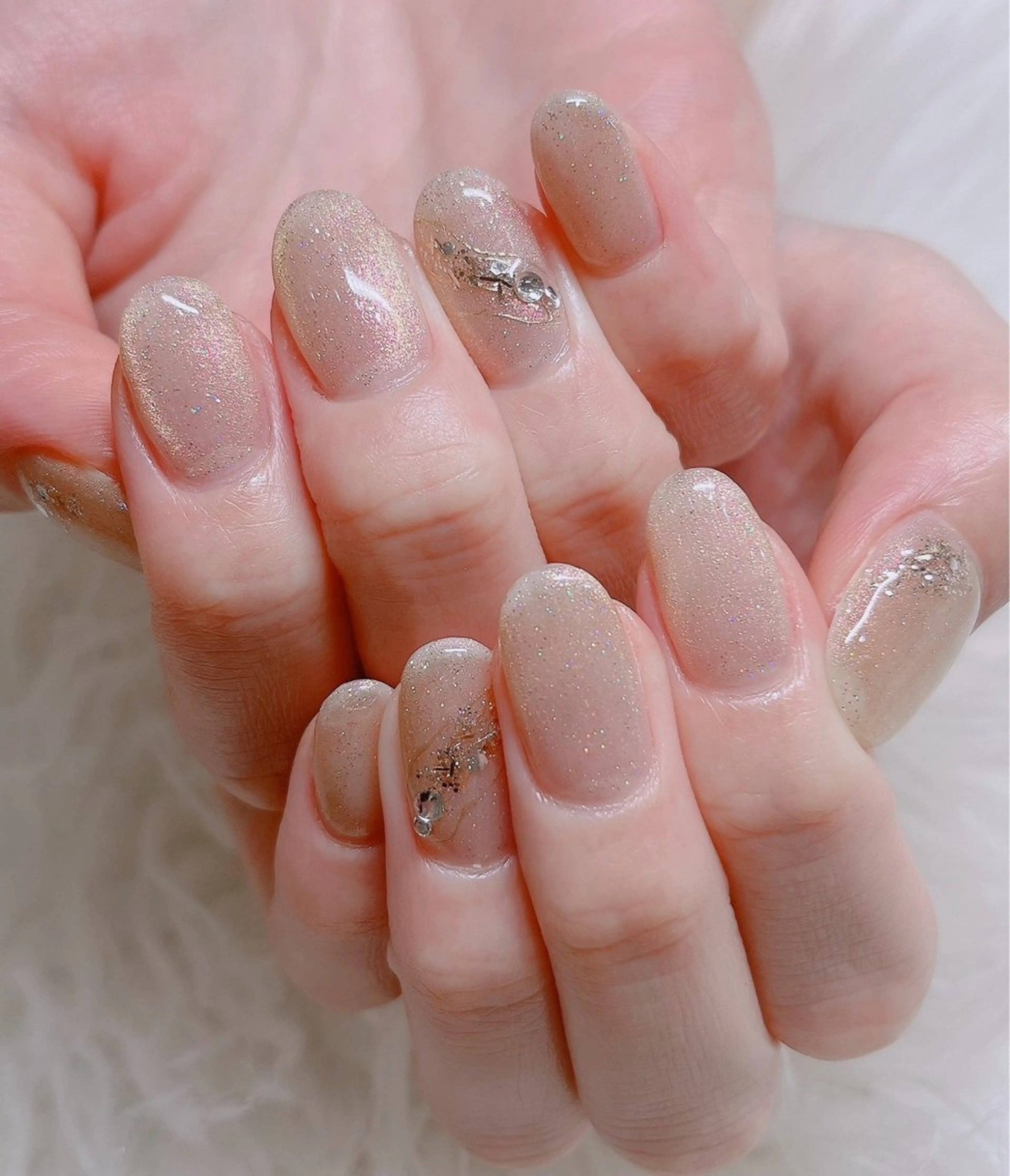 ネイル フットネイル ジェルネイル マグネットネイル オフィスネイル ワンカラーネイル NAILSALON CRISTA所属・🤍CRISTA yui🤍のネイルデザイン