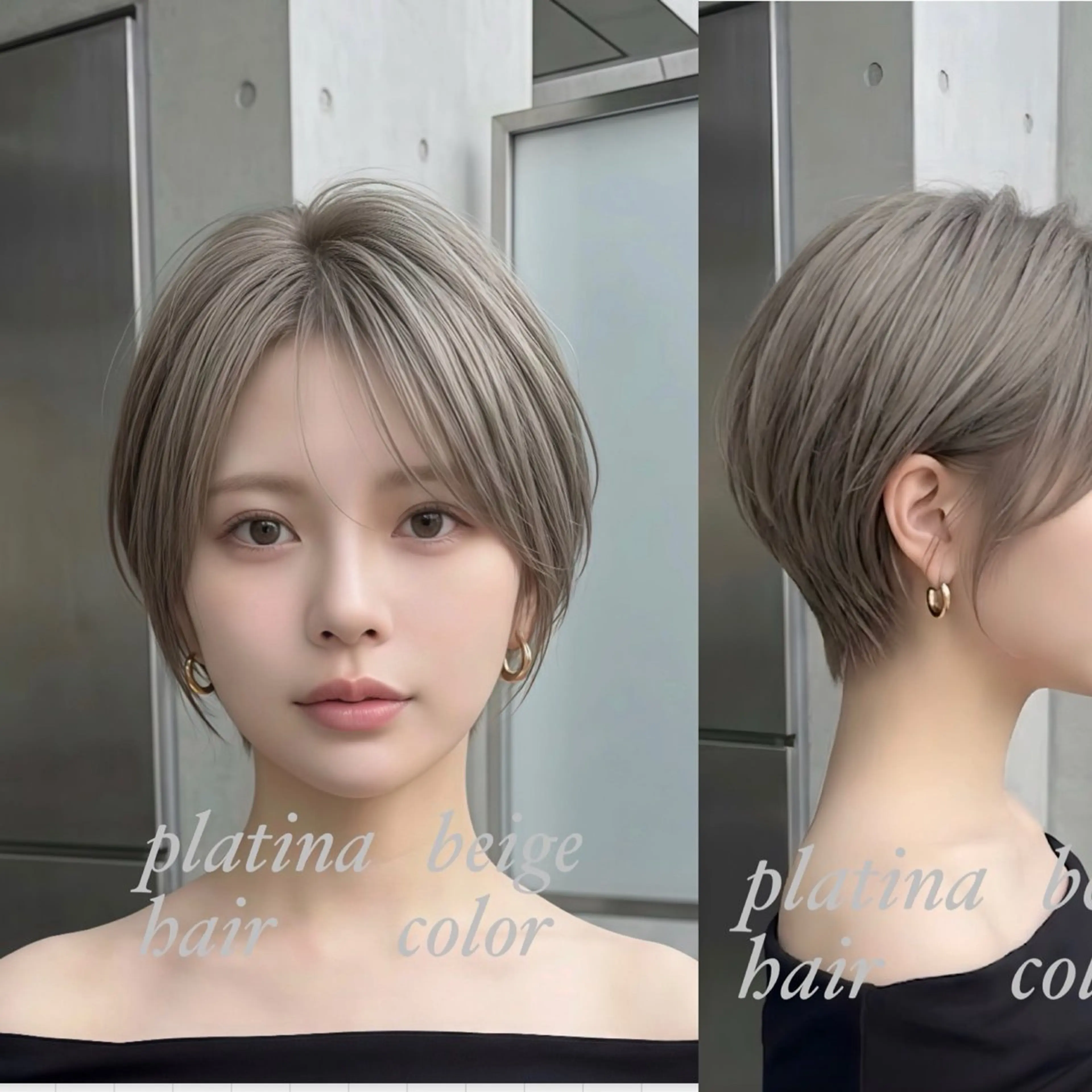 ショート カラー カット ヘアカラー M.SLASH 辻 孝志のヘアスタイル