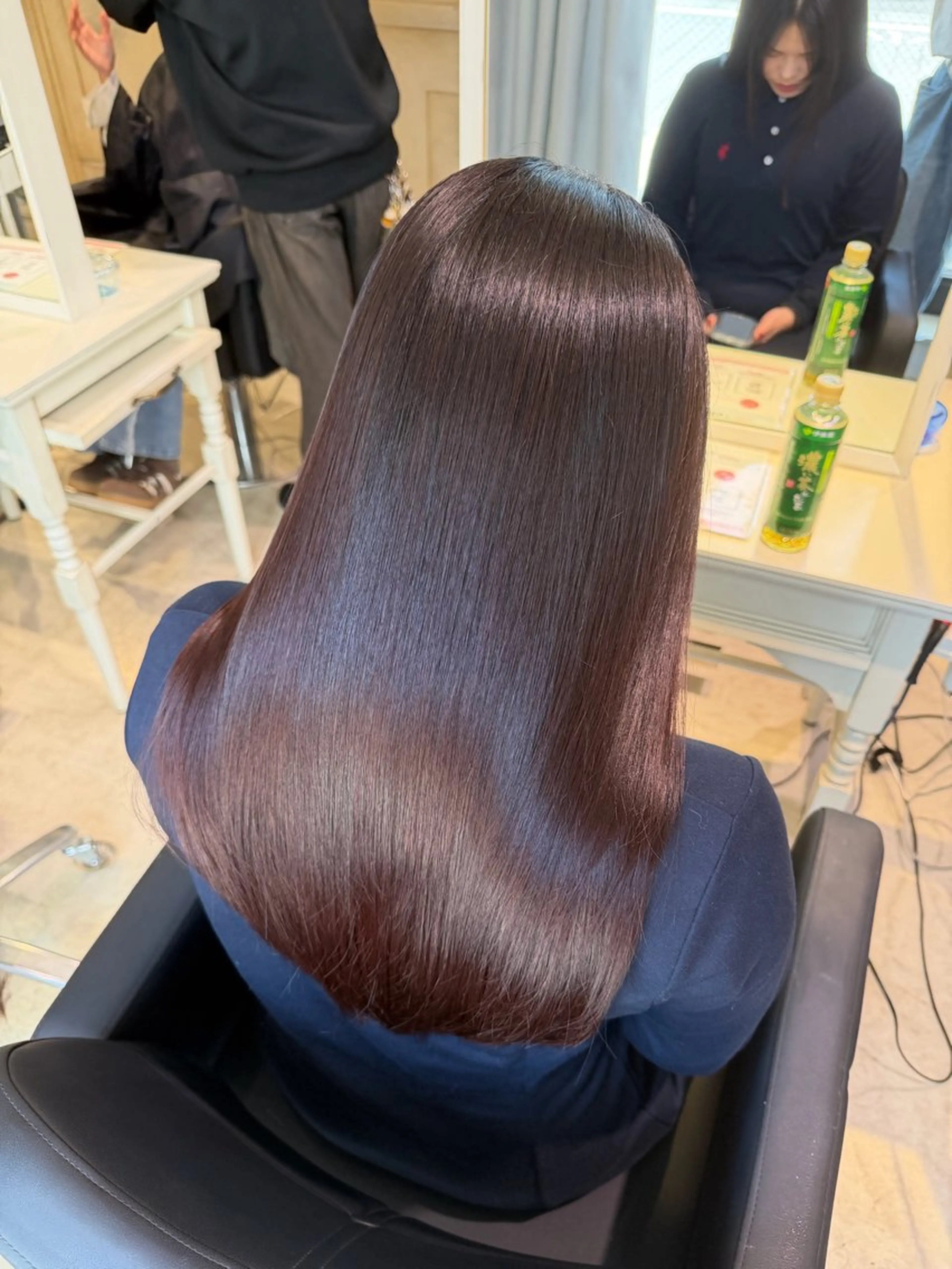 セミロング カット ヘアカラー トリートメント 🟠髪質改善縮毛矯正 YUTO🟠のヘアスタイル