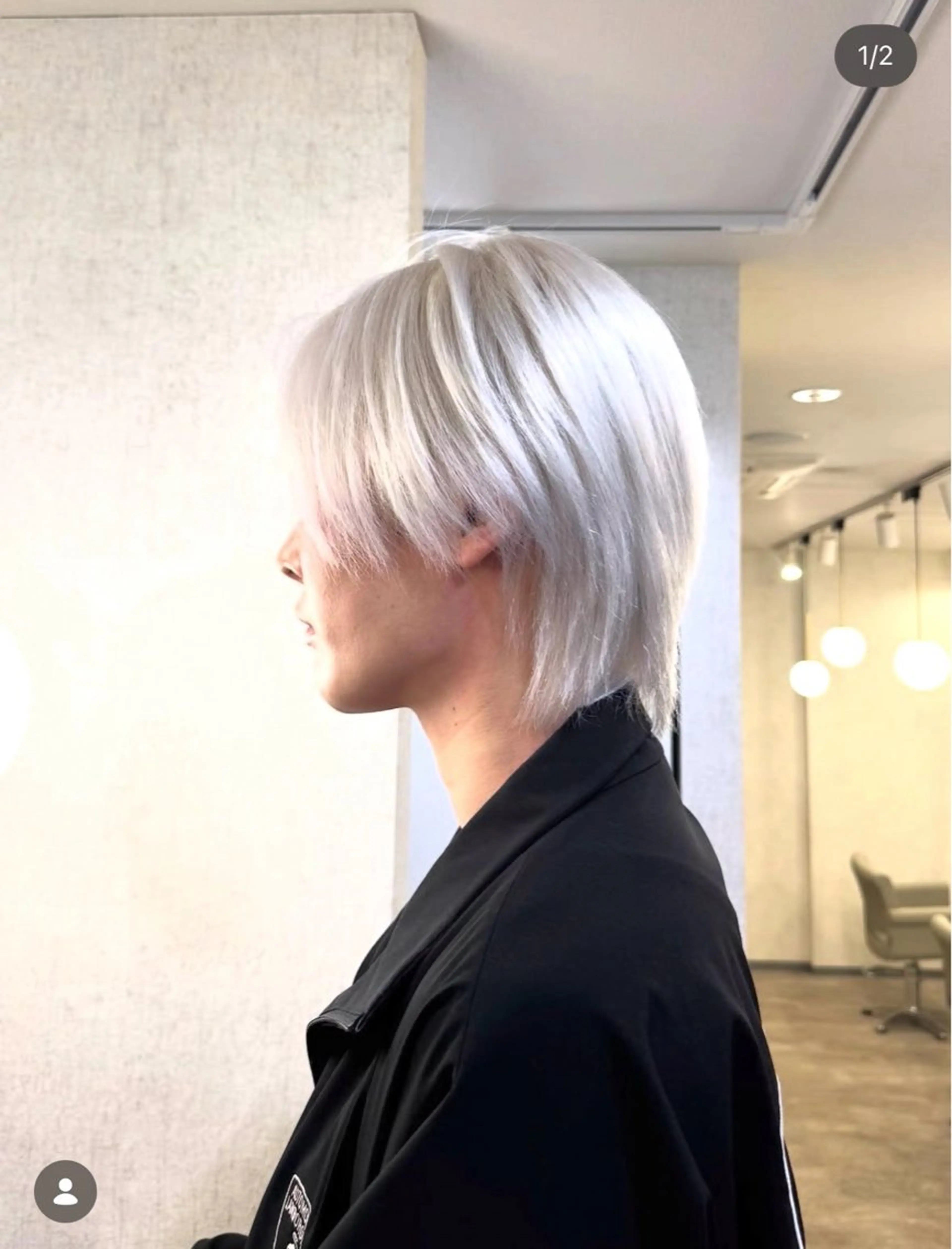 【新宿/メンズOK】ホワイトカラー｜ケアブリーチ2回 / ダブルカラー / ミルクティーの写真