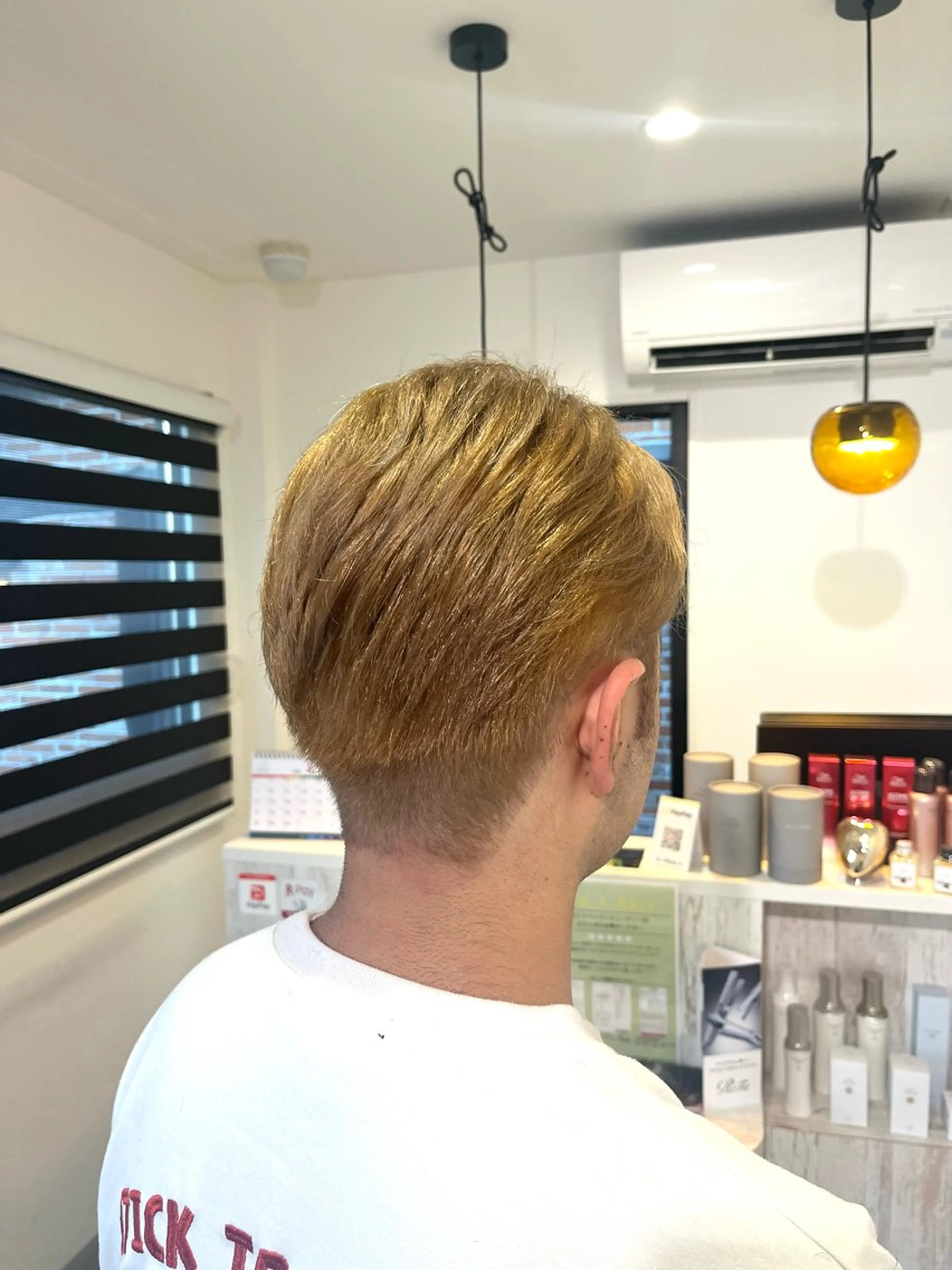 ショート カラー メンズ ヘアカラー トリートメント イロアイヘアー Renのヘアスタイル