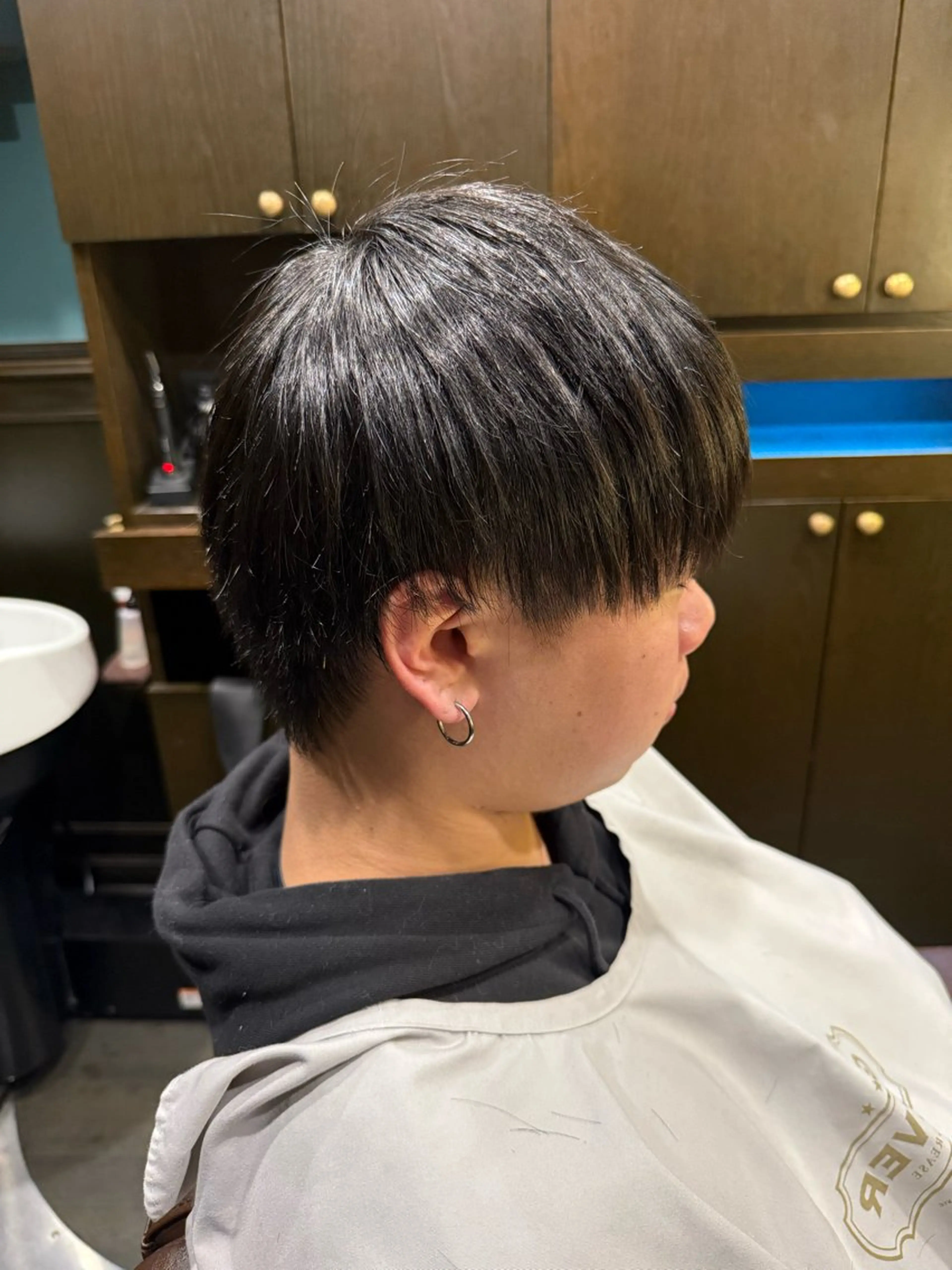 ミディアム カット 縮毛矯正 HATAKEYAMA SHIONEのヘアスタイル