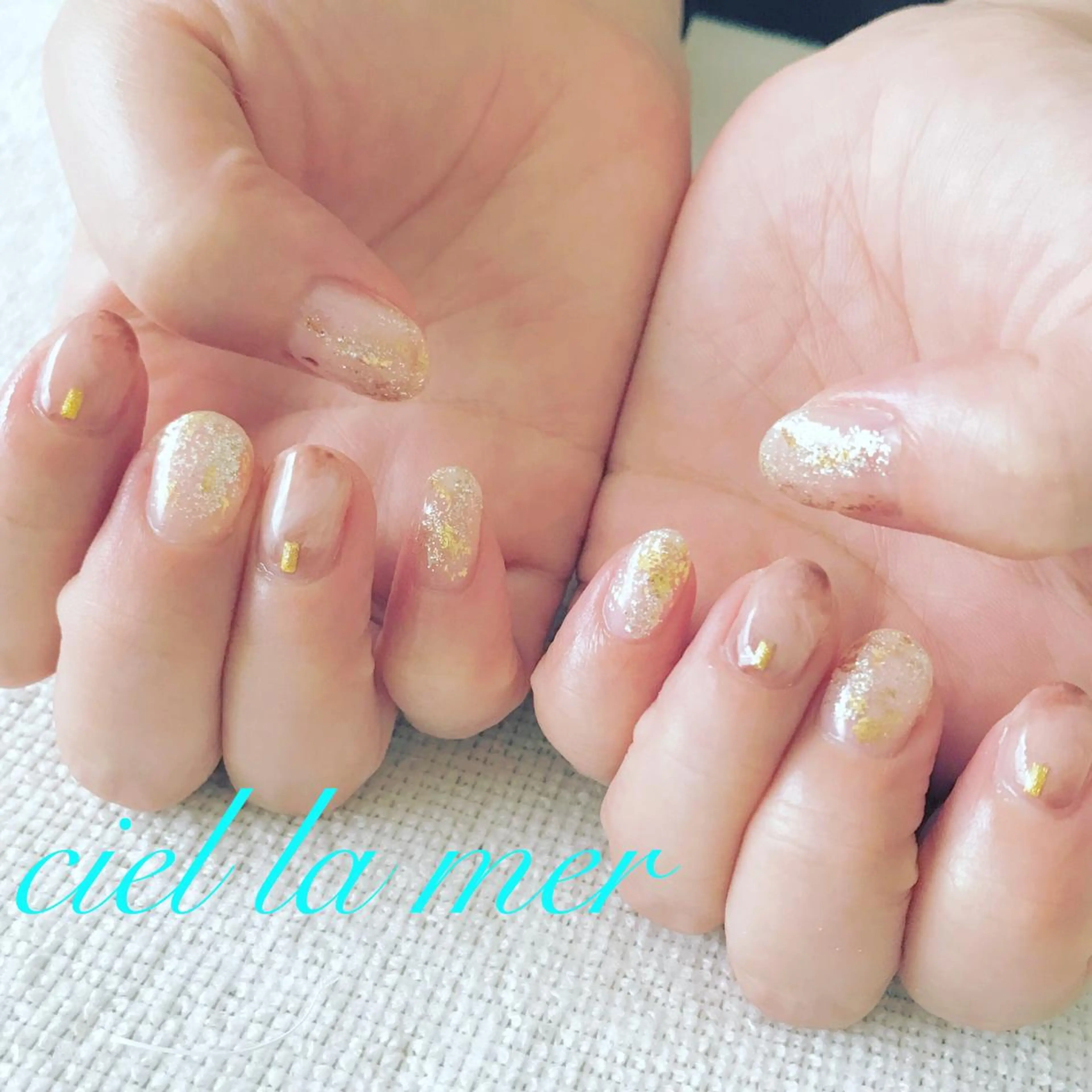ネイル ハンドネイル フットネイル ciel la merのネイルデザイン