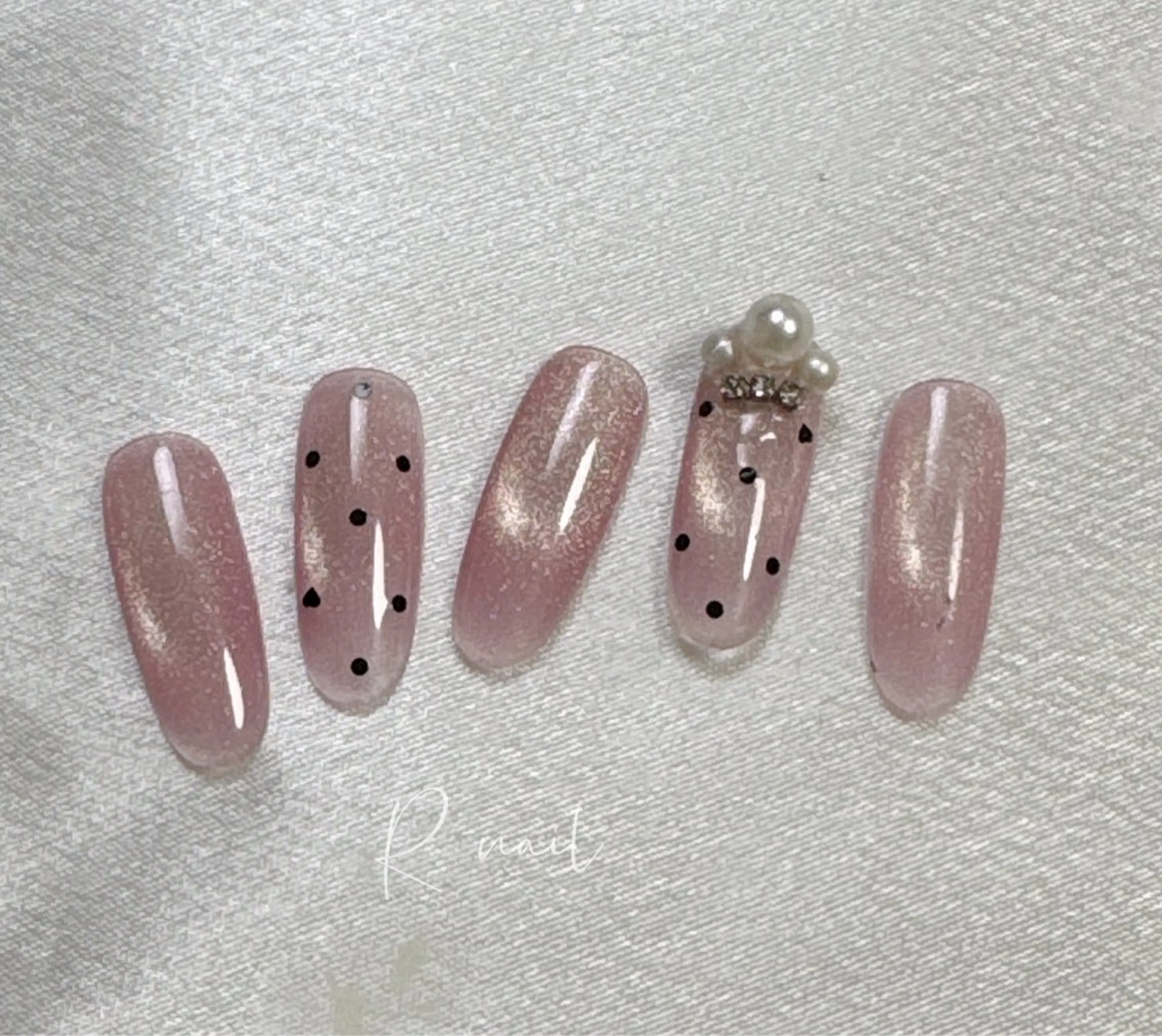 定額シンプルデザイン🍒ソフトジェルオフ、ケア込み120分✨色変更可の写真