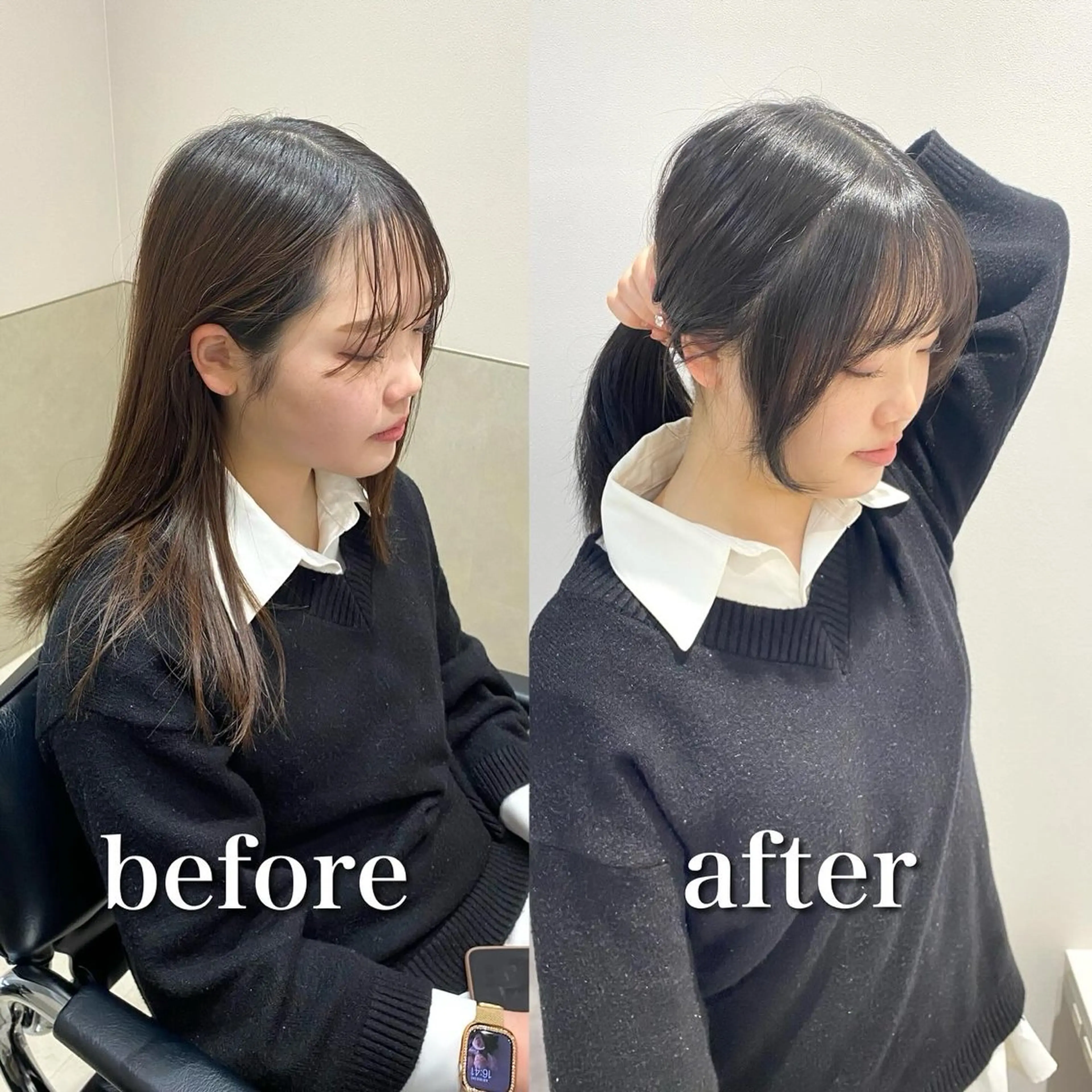 ミディアム カラー 絹髪質感TR💫 レイヤーカット/熊澤のヘアスタイル