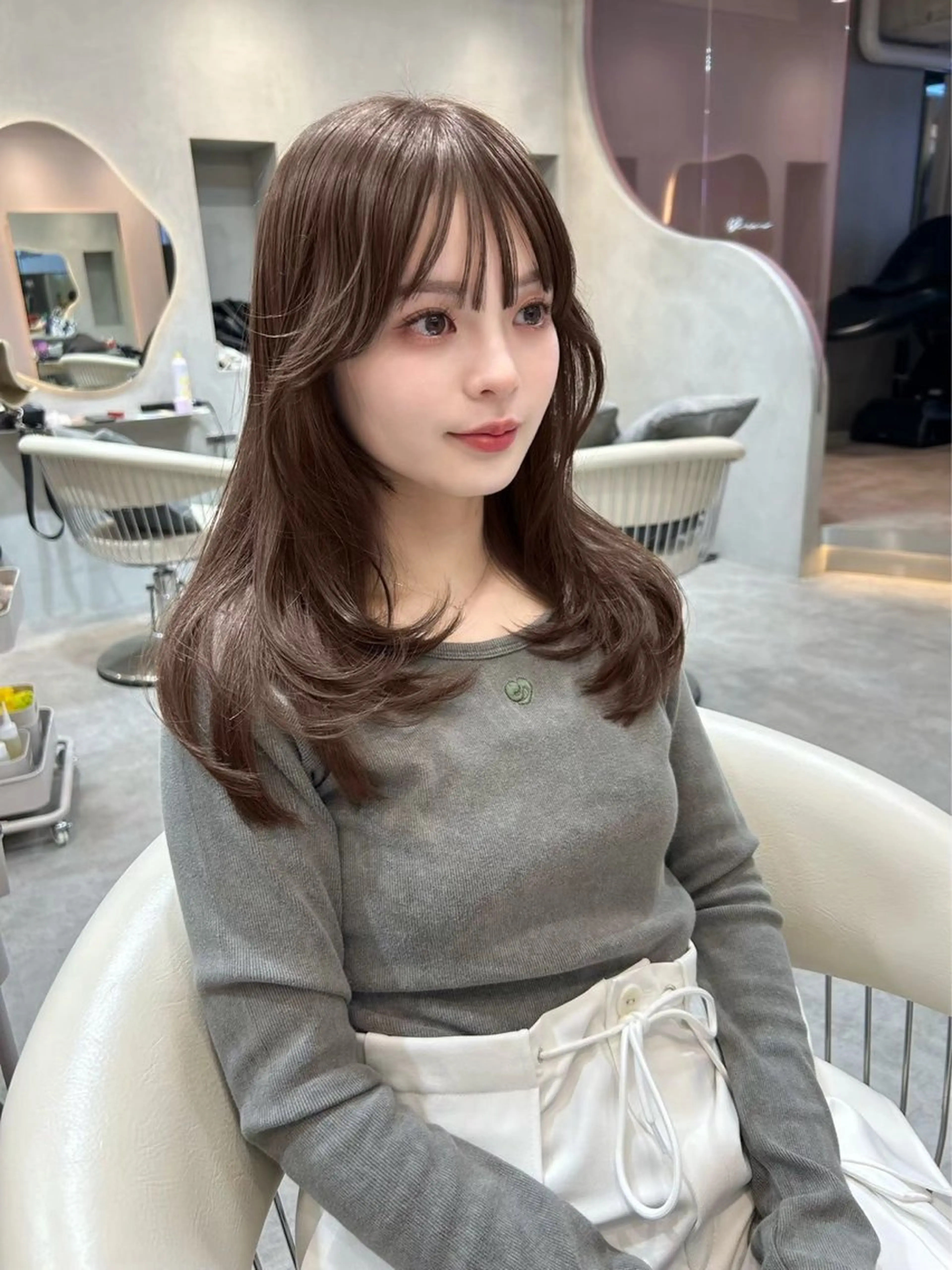 カラー mina/浦和 ショート/韓国ヘアのヘアスタイル