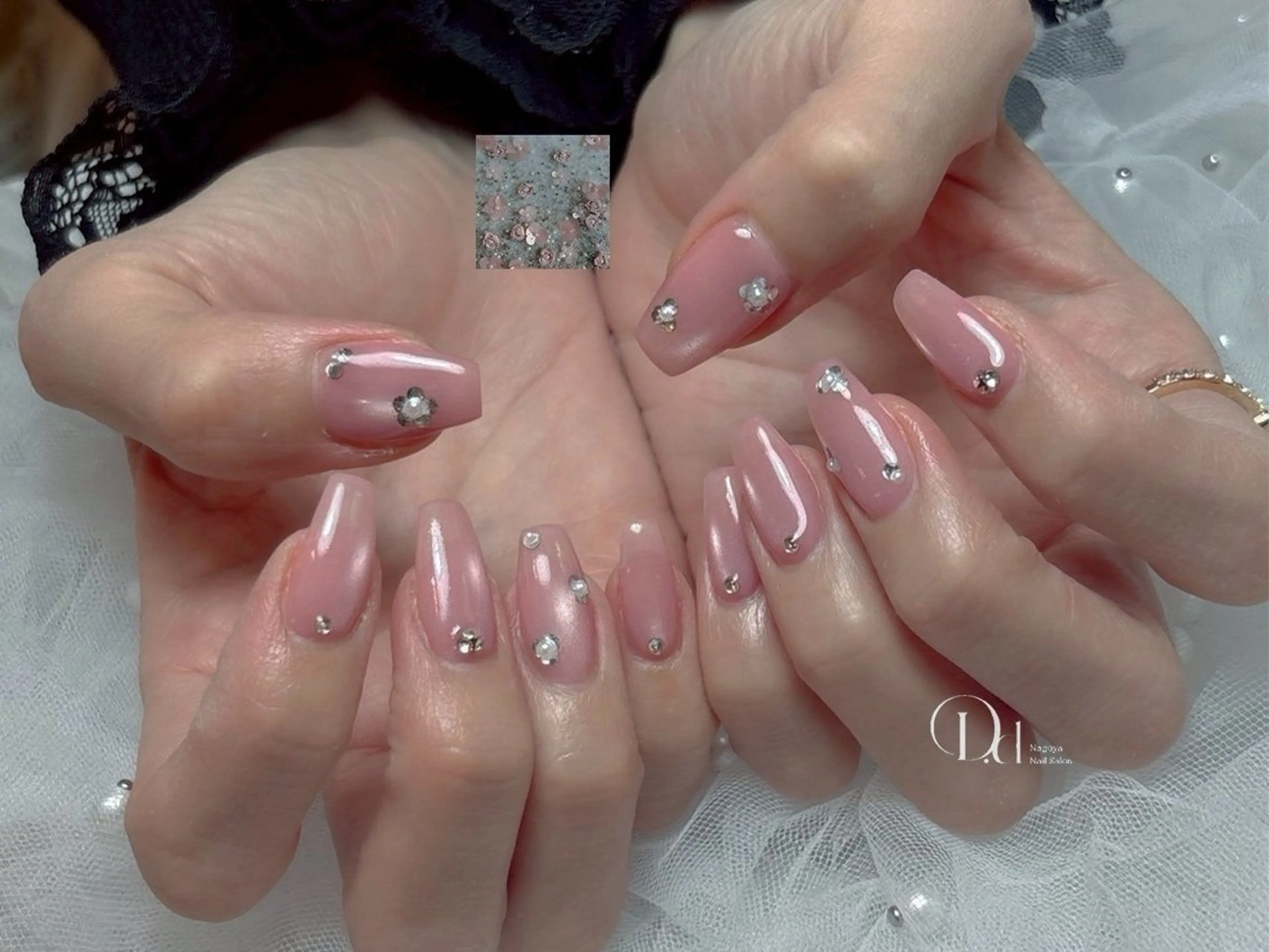 ネイル フットネイル フレンチネイル ジェルネイル ガーリー グラデーション ハンドネイル D.d Nail Moeのネイルデザイン