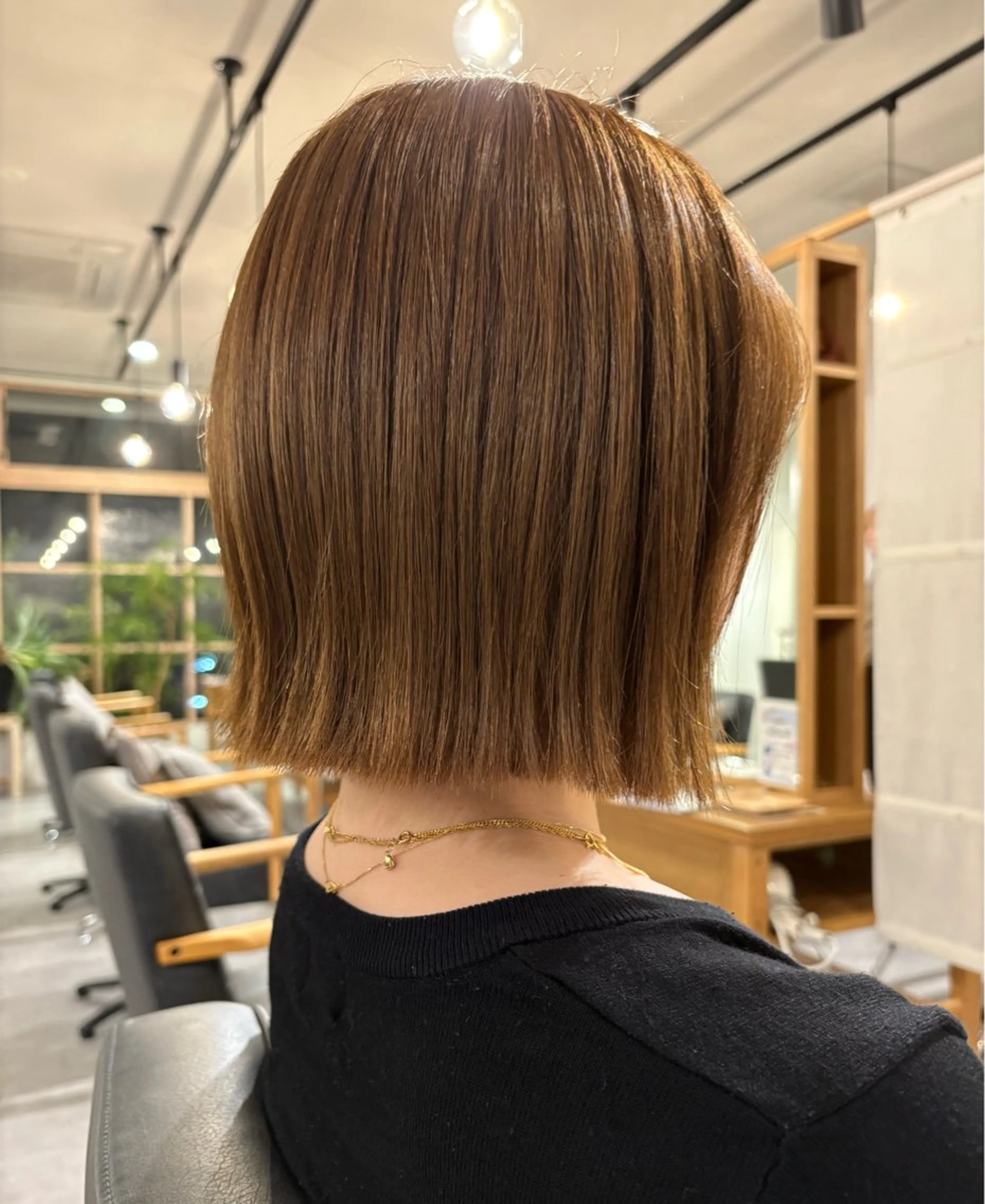 ショート ボブ 栗原 歩美のヘアスタイル