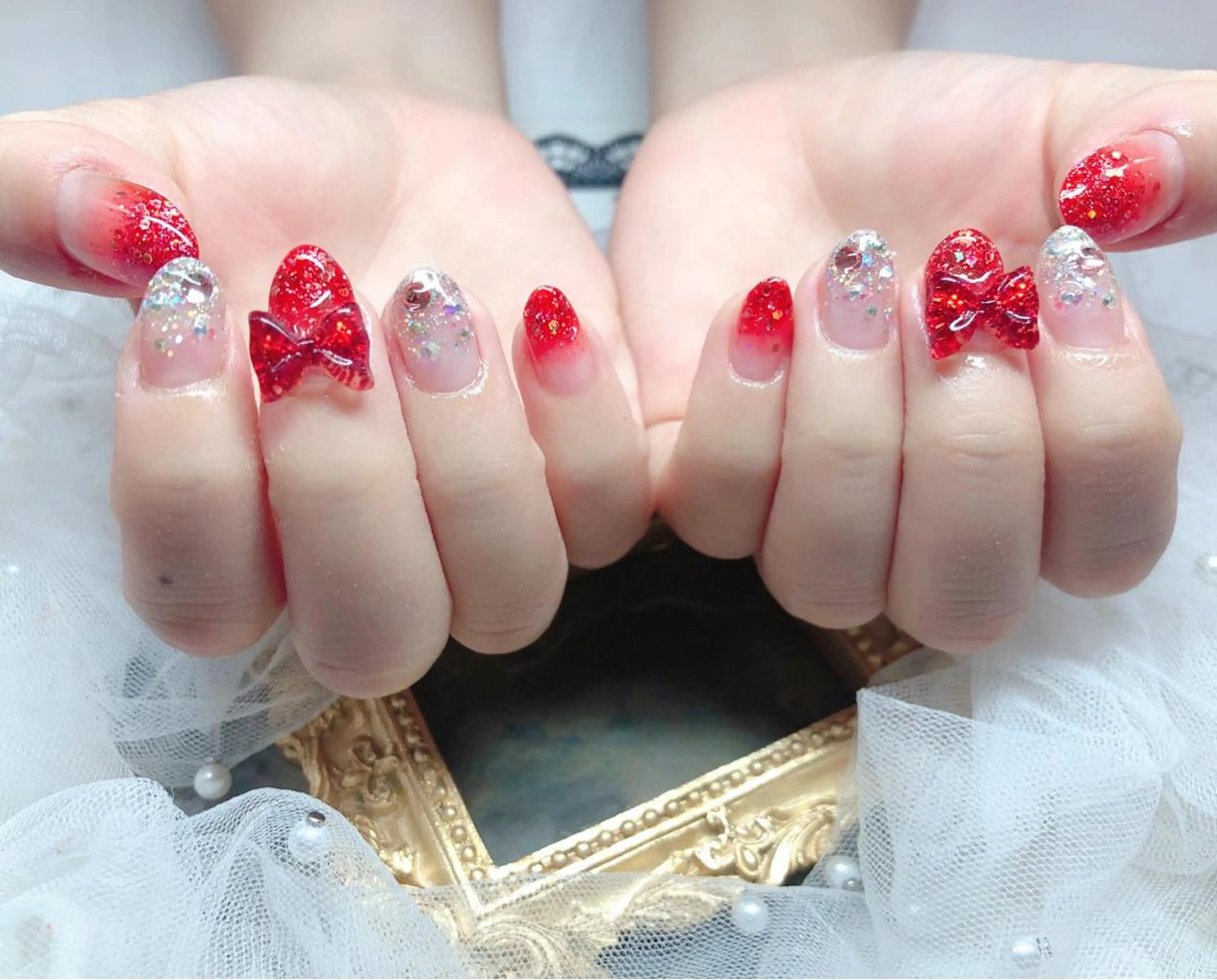 ネイル マジック ミラーのネイルデザイン