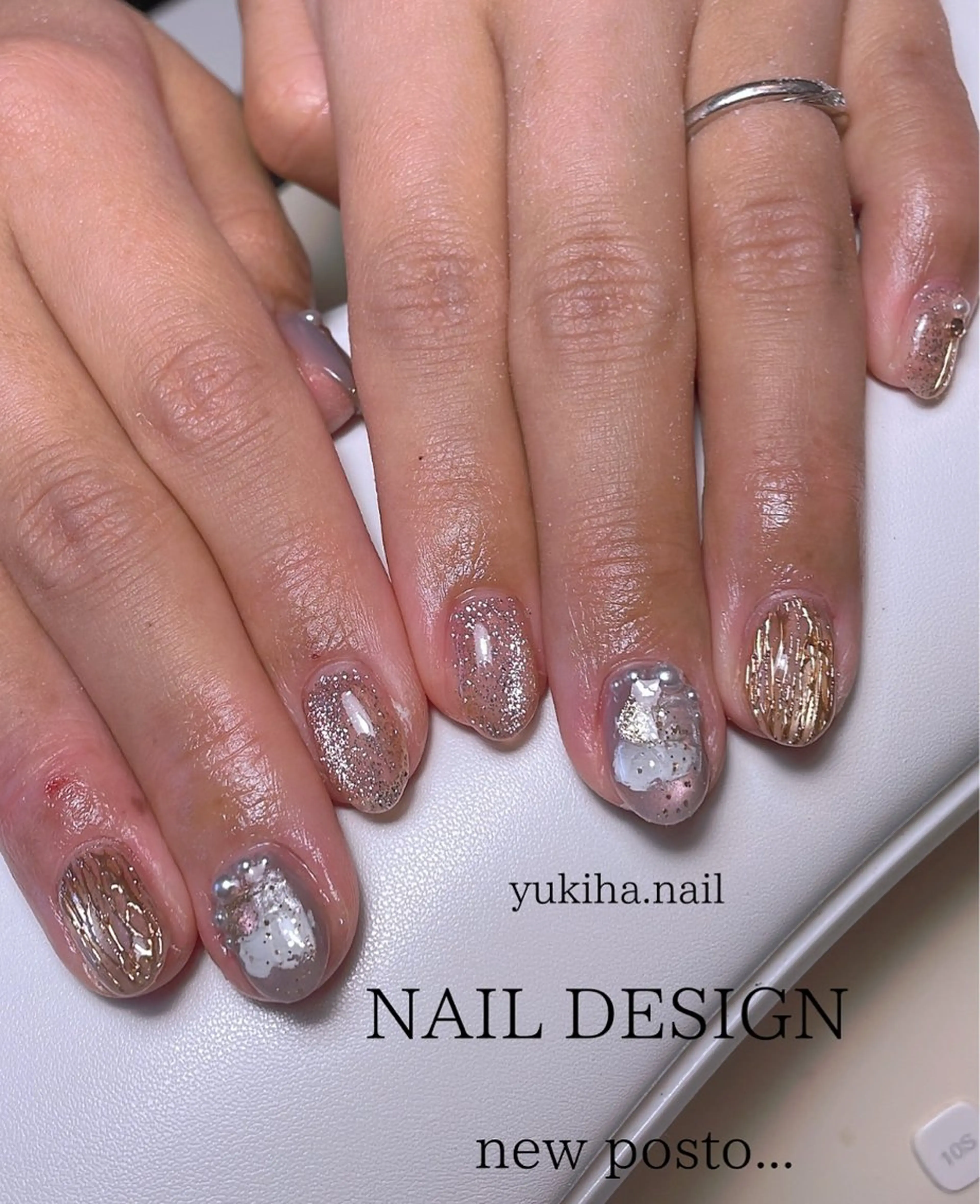 ネイル ニュアンスネイル 大原 幸華のネイルデザイン