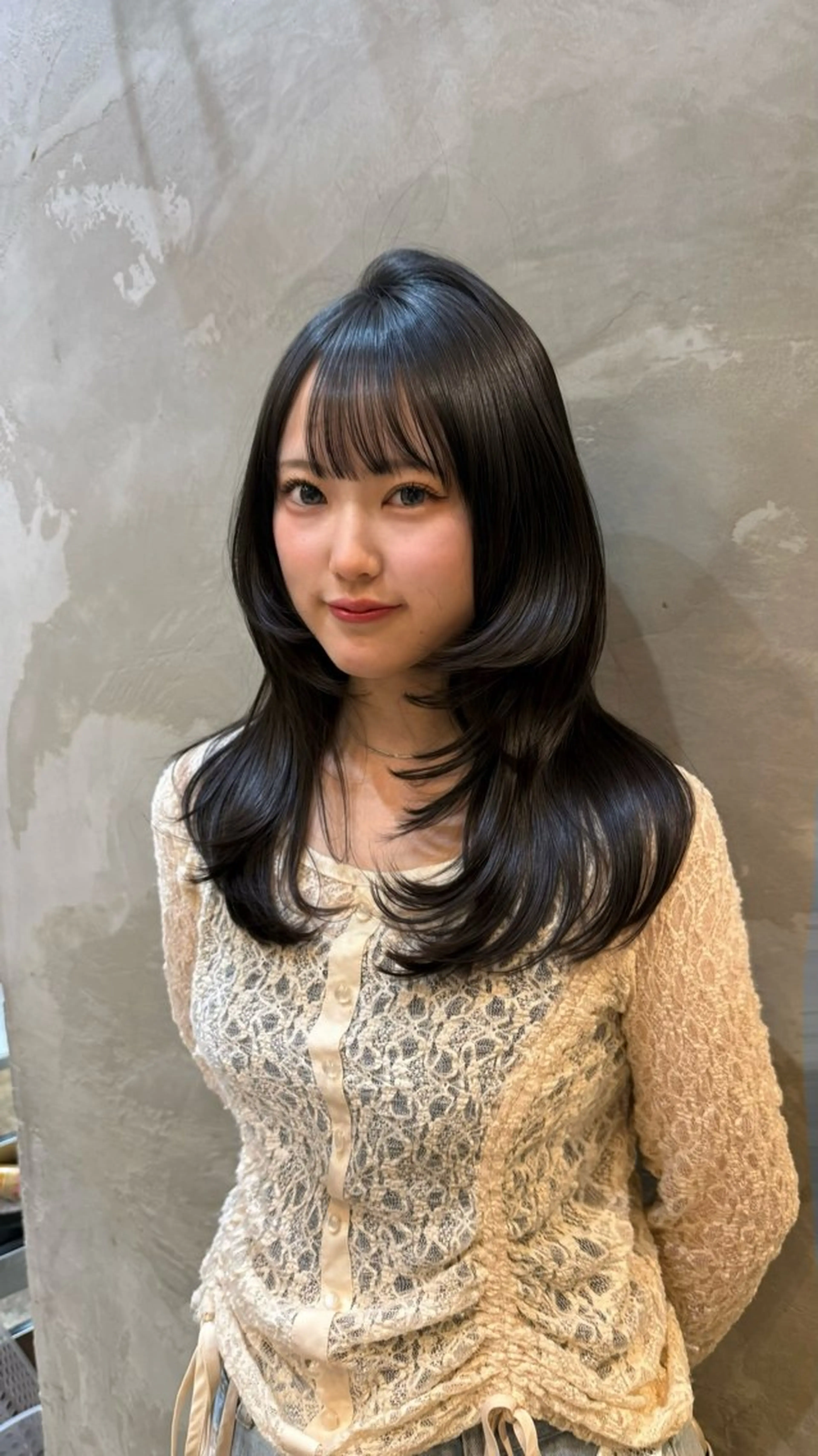 ロング レイヤーカット トリートメント 渋谷🤍レイヤー🤍 メンズ🤍ソラミのヘアスタイル