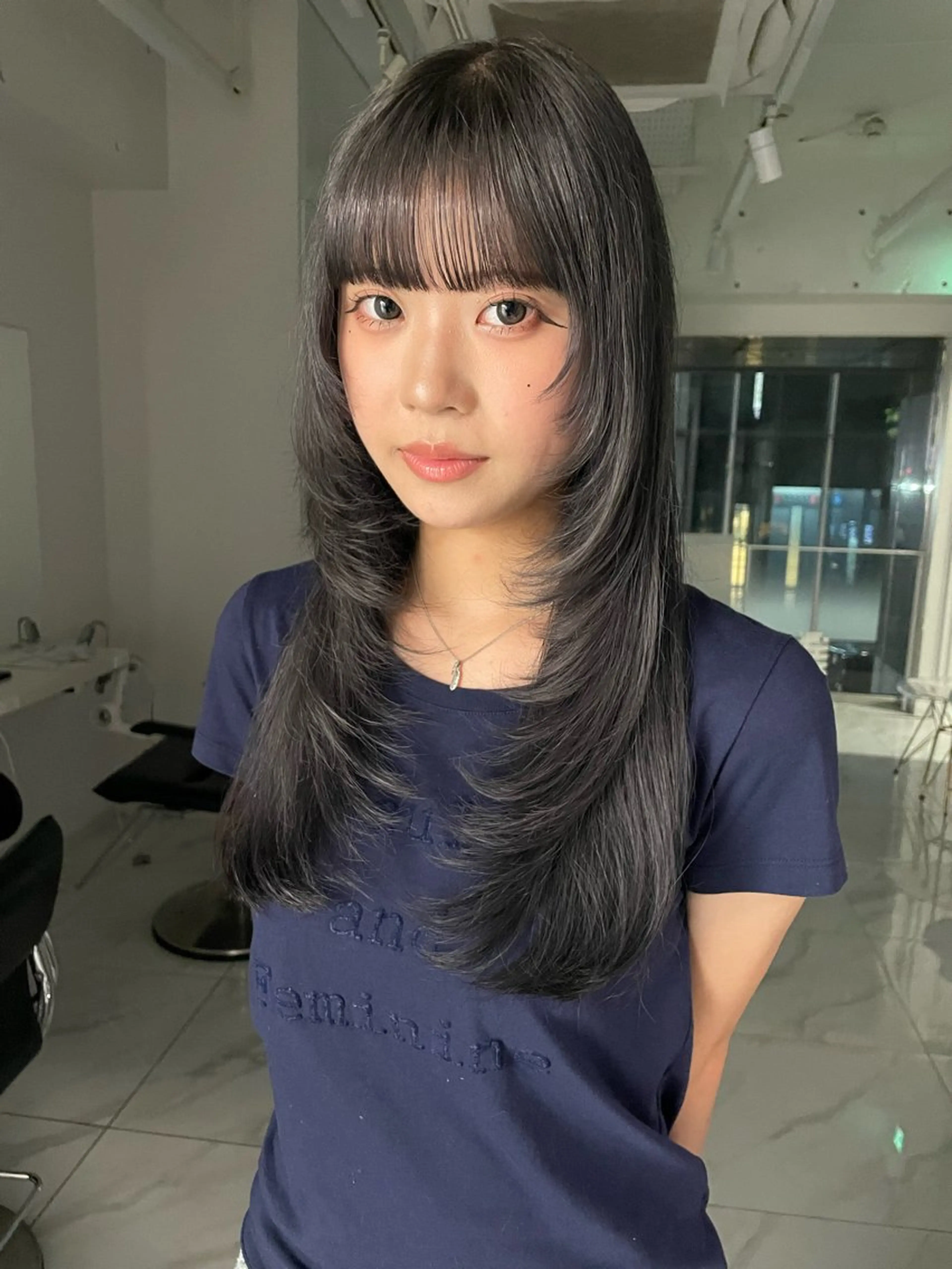 レイヤーカットの写真